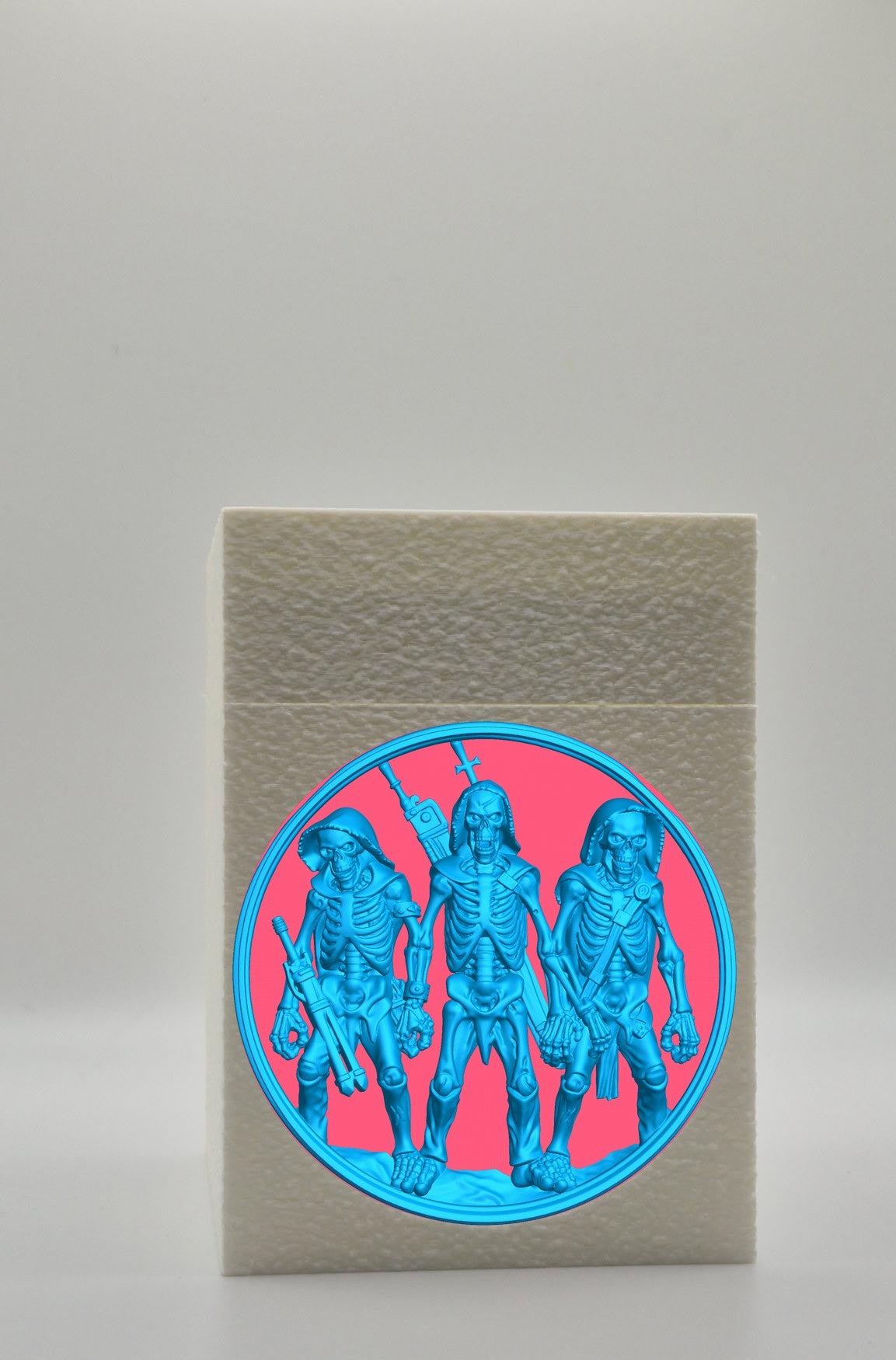 Skeleton Army Card Box — White