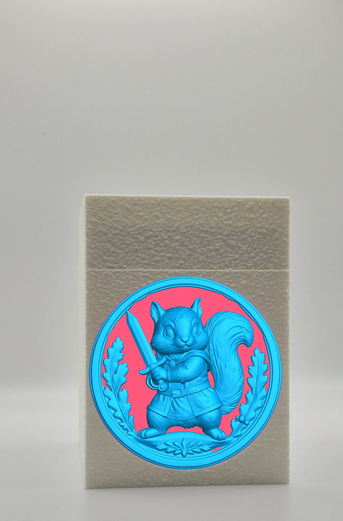 Squirrel Card Box — White