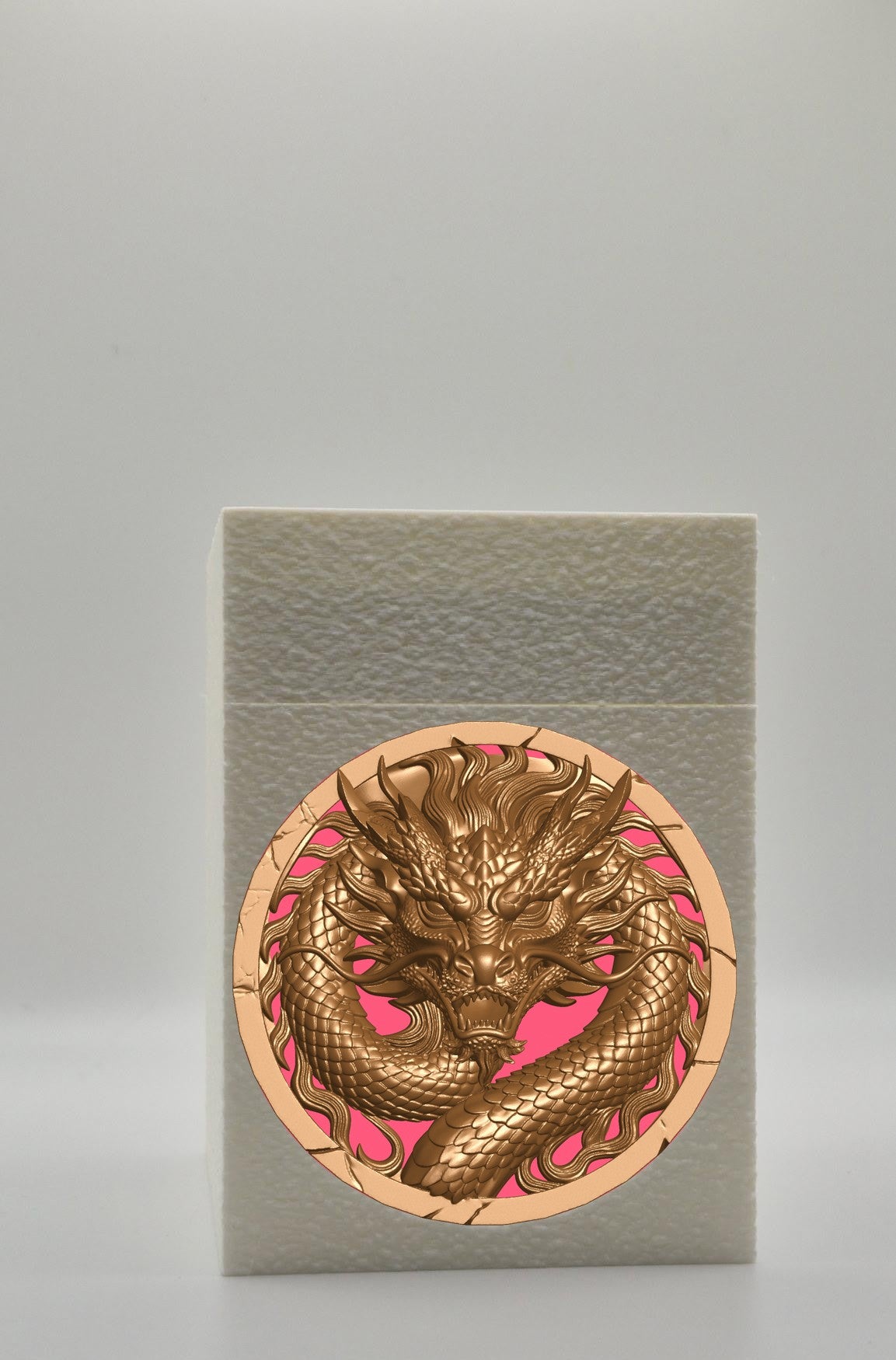Dragon Card Box — White