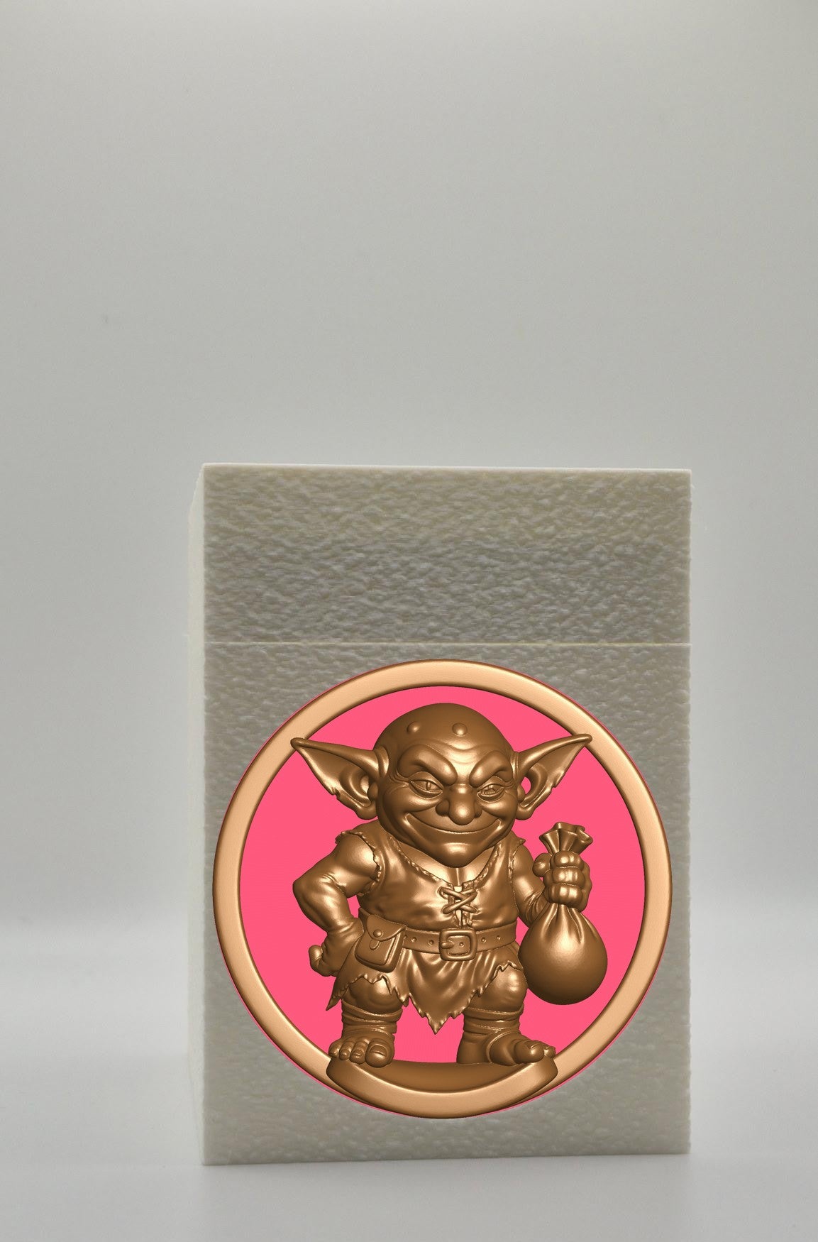 Greedy Goblin Card Box — White