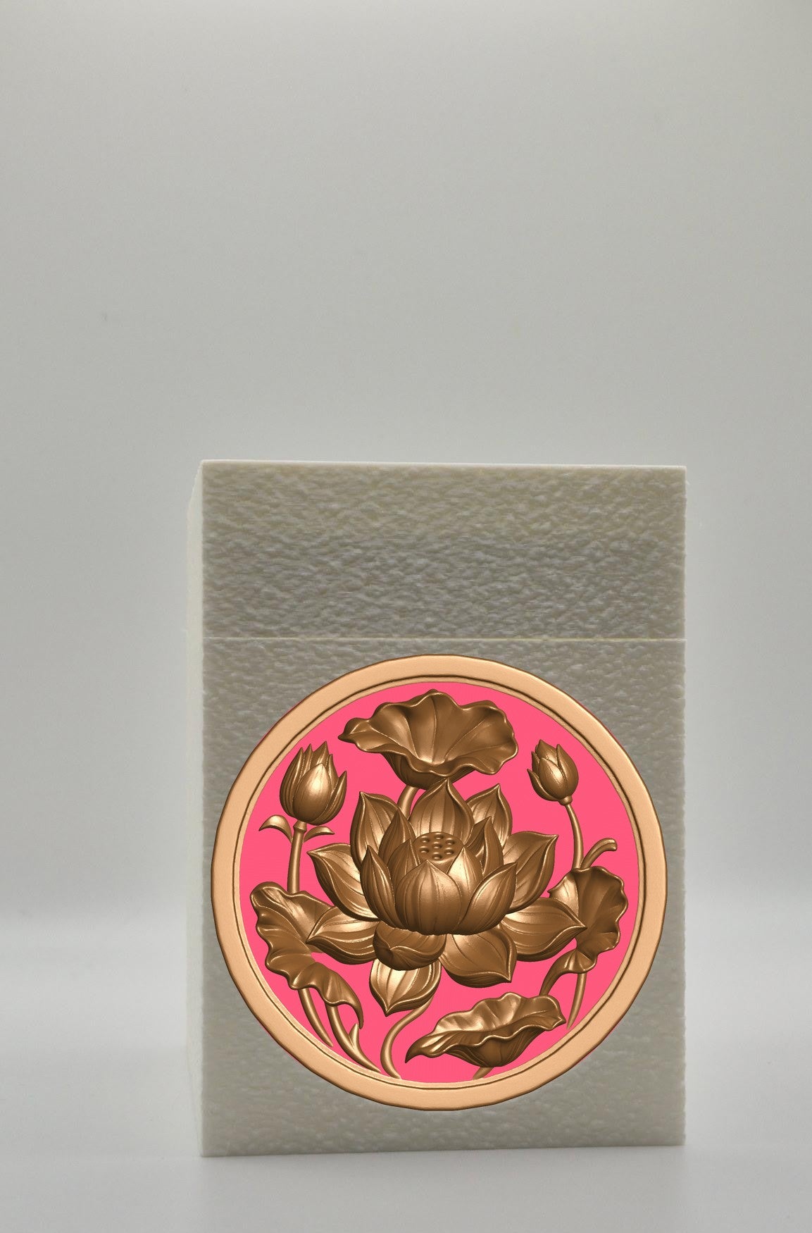 Lotus Card Box — White