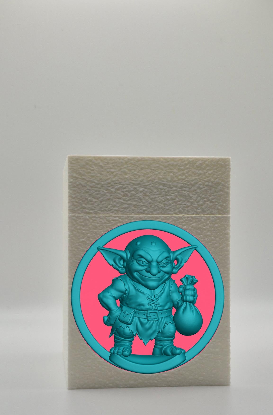 Greedy Goblin Card Box — White