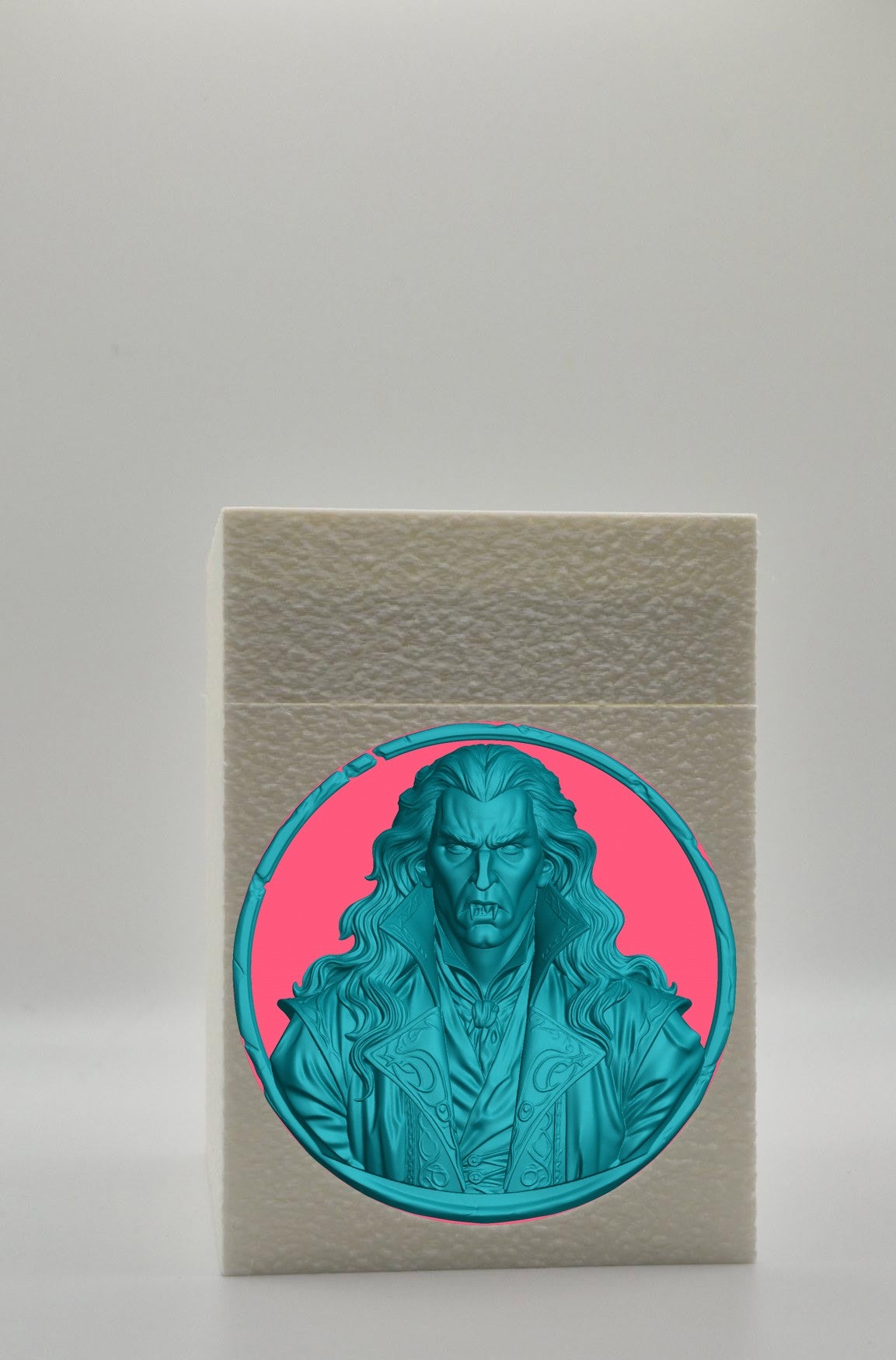 Gothic Vampire Card Box — White