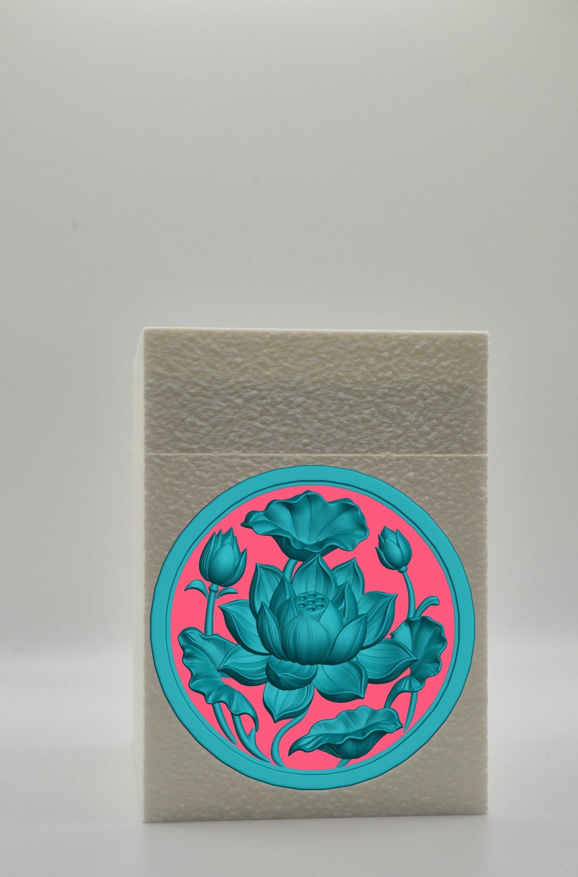 Lotus Card Box — White
