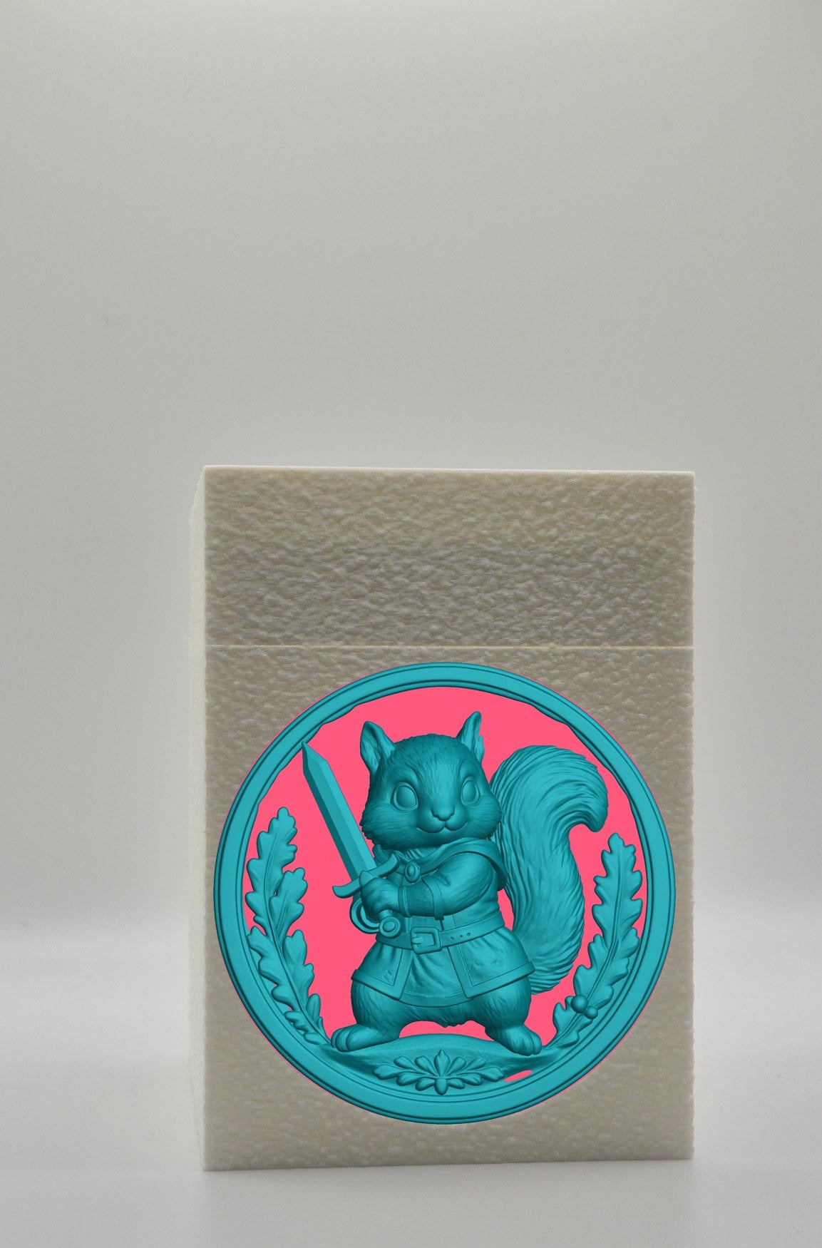 Squirrel Card Box — White