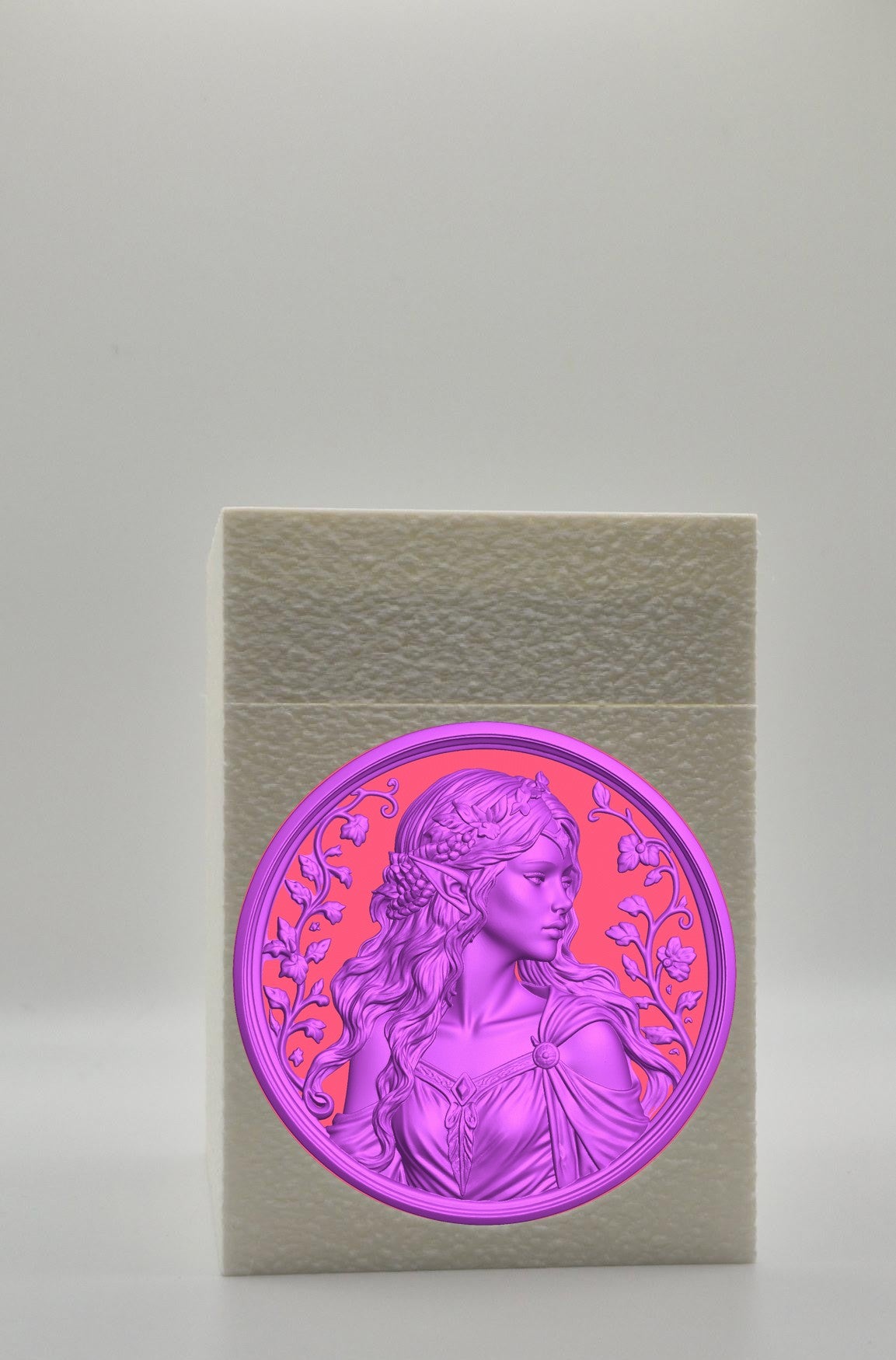 Elf Maiden Card Box — White
