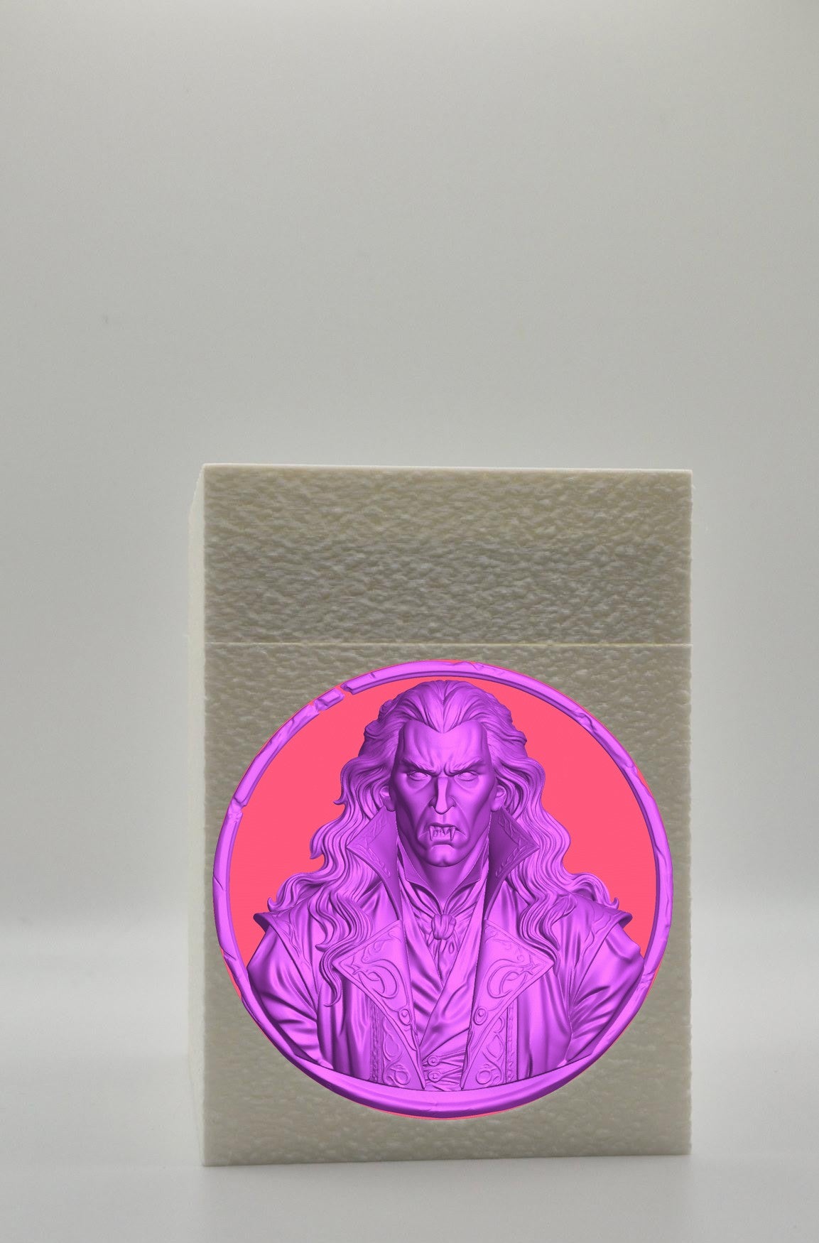 Gothic Vampire Card Box — White