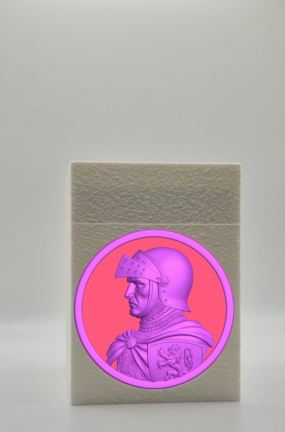 Knight Card Box — White
