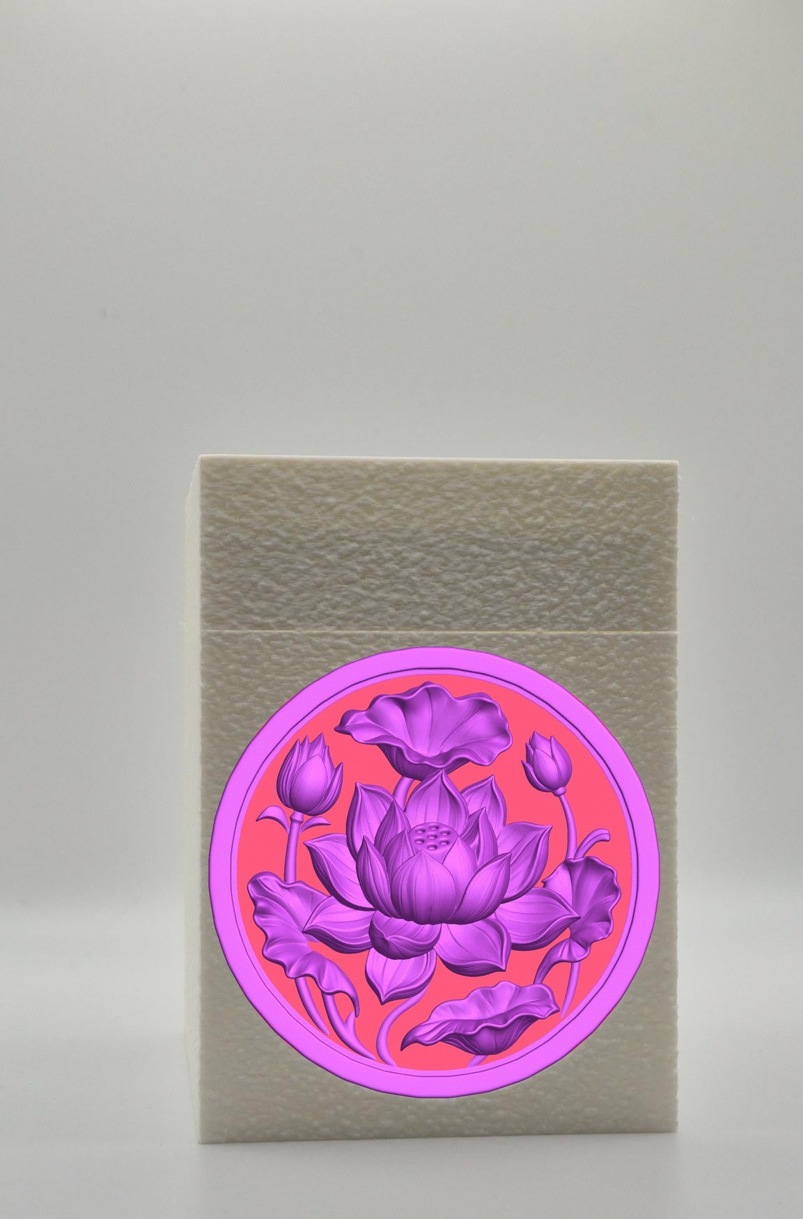 Lotus Card Box — White