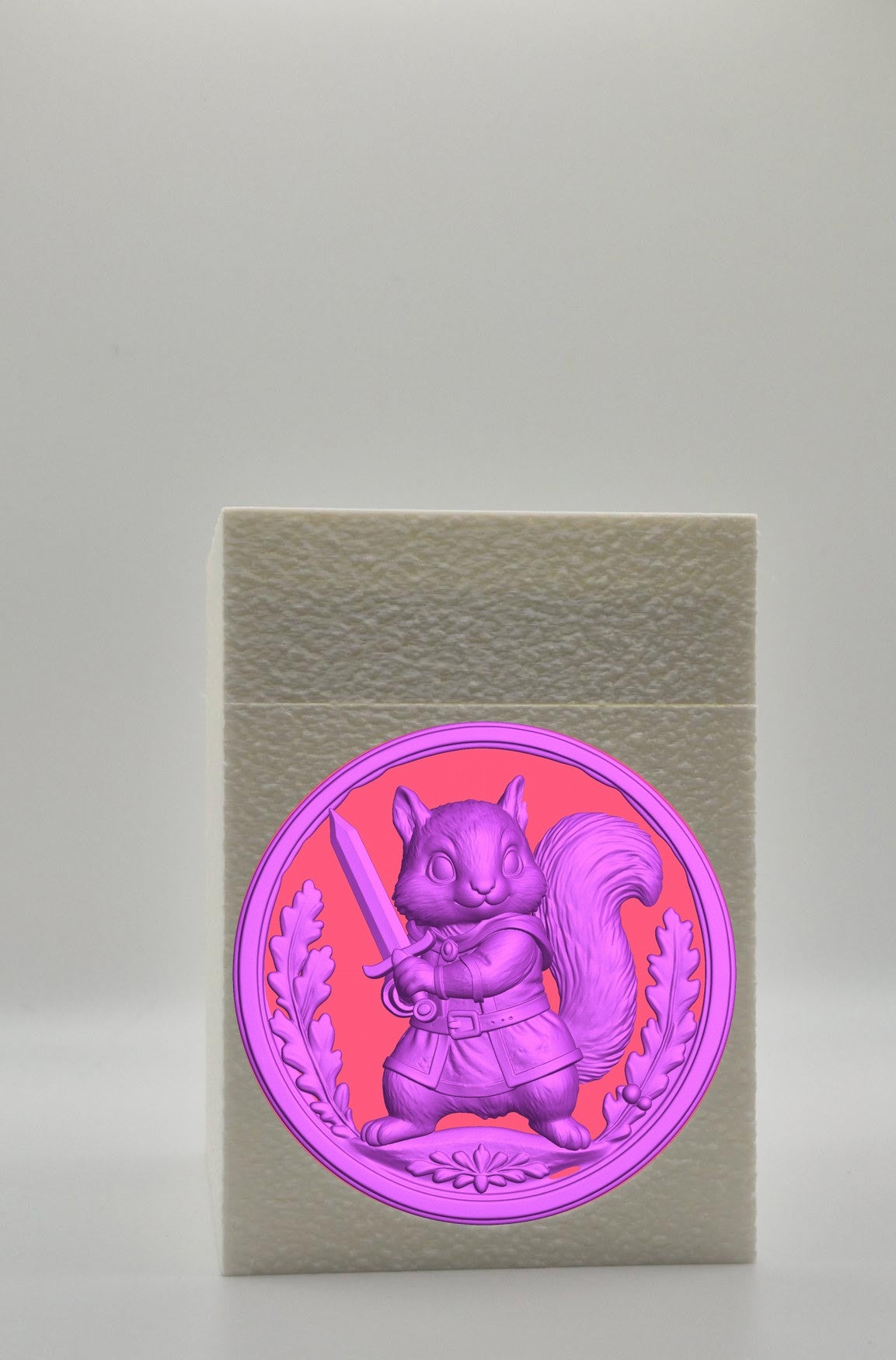 Squirrel Card Box — White