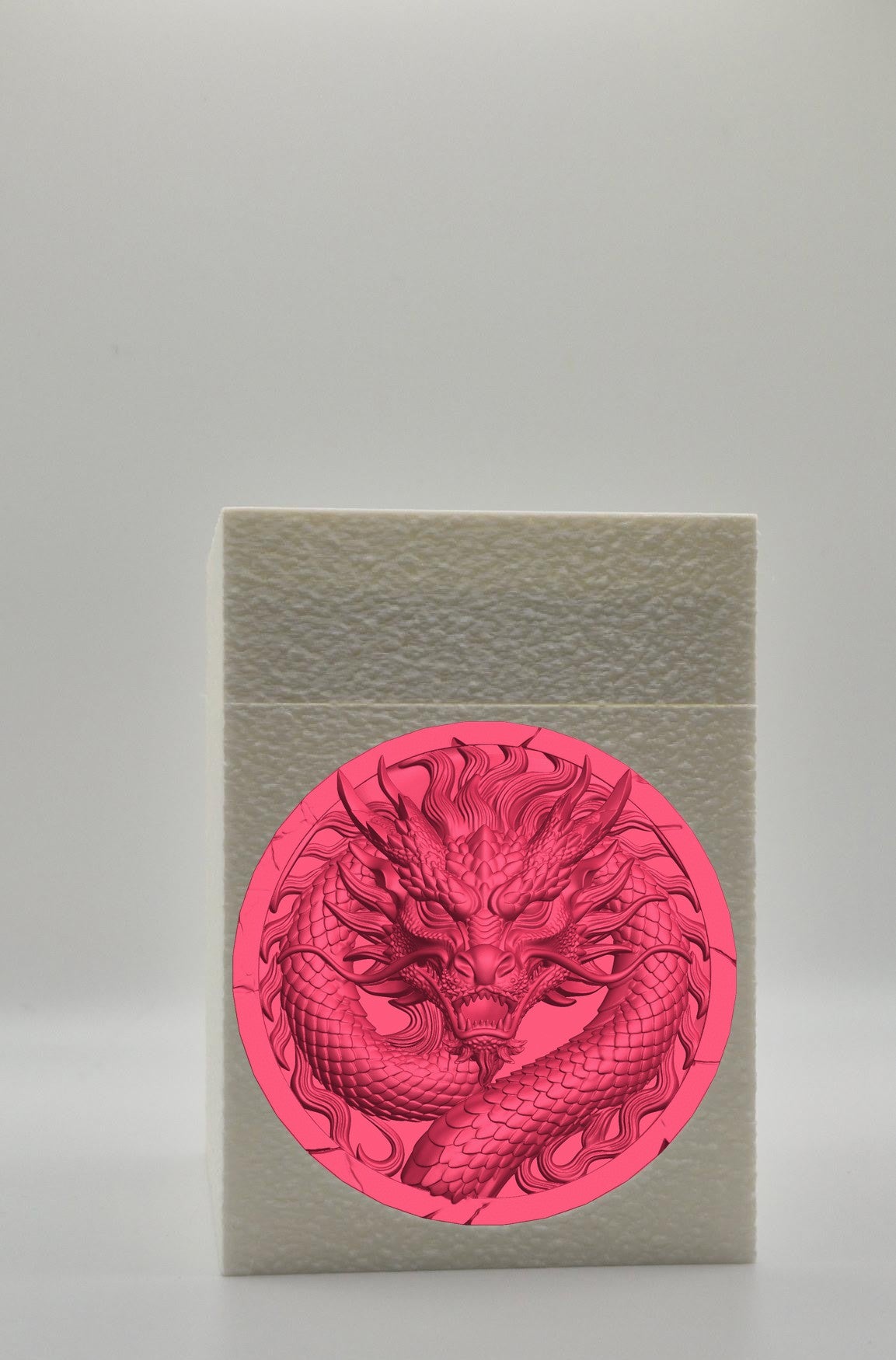 Dragon Card Box — White