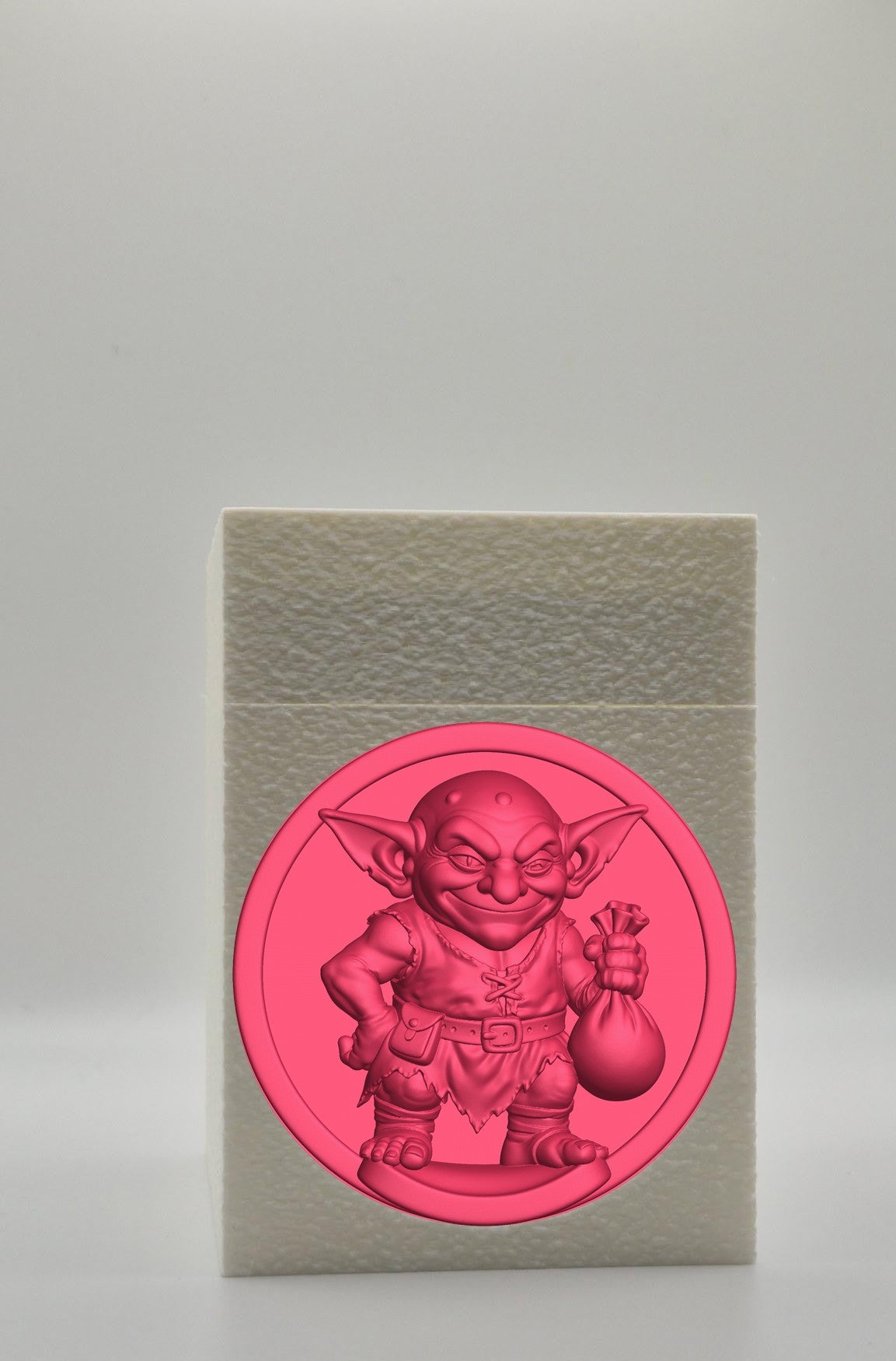 Greedy Goblin Card Box — White
