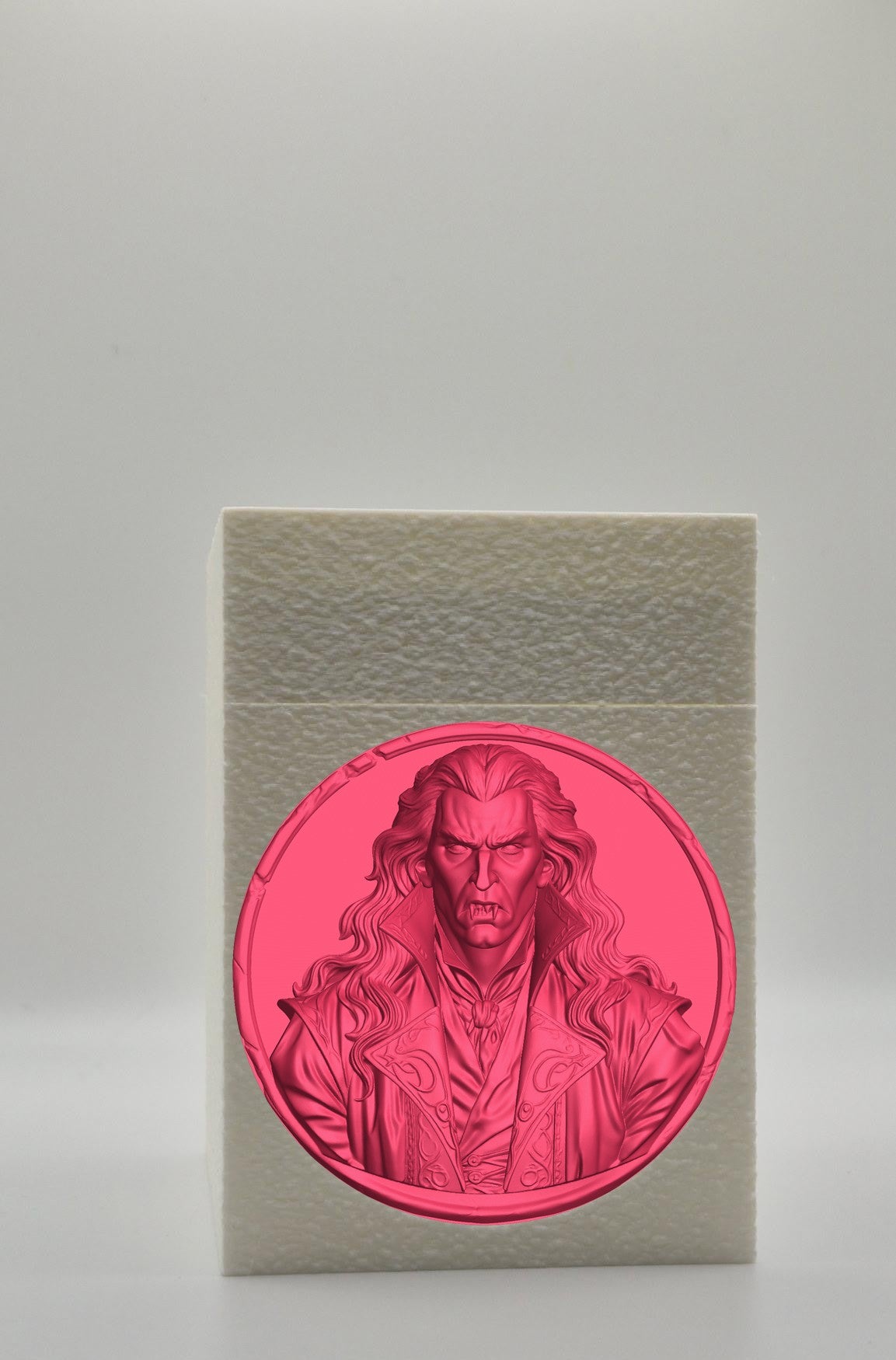Gothic Vampire Card Box — White