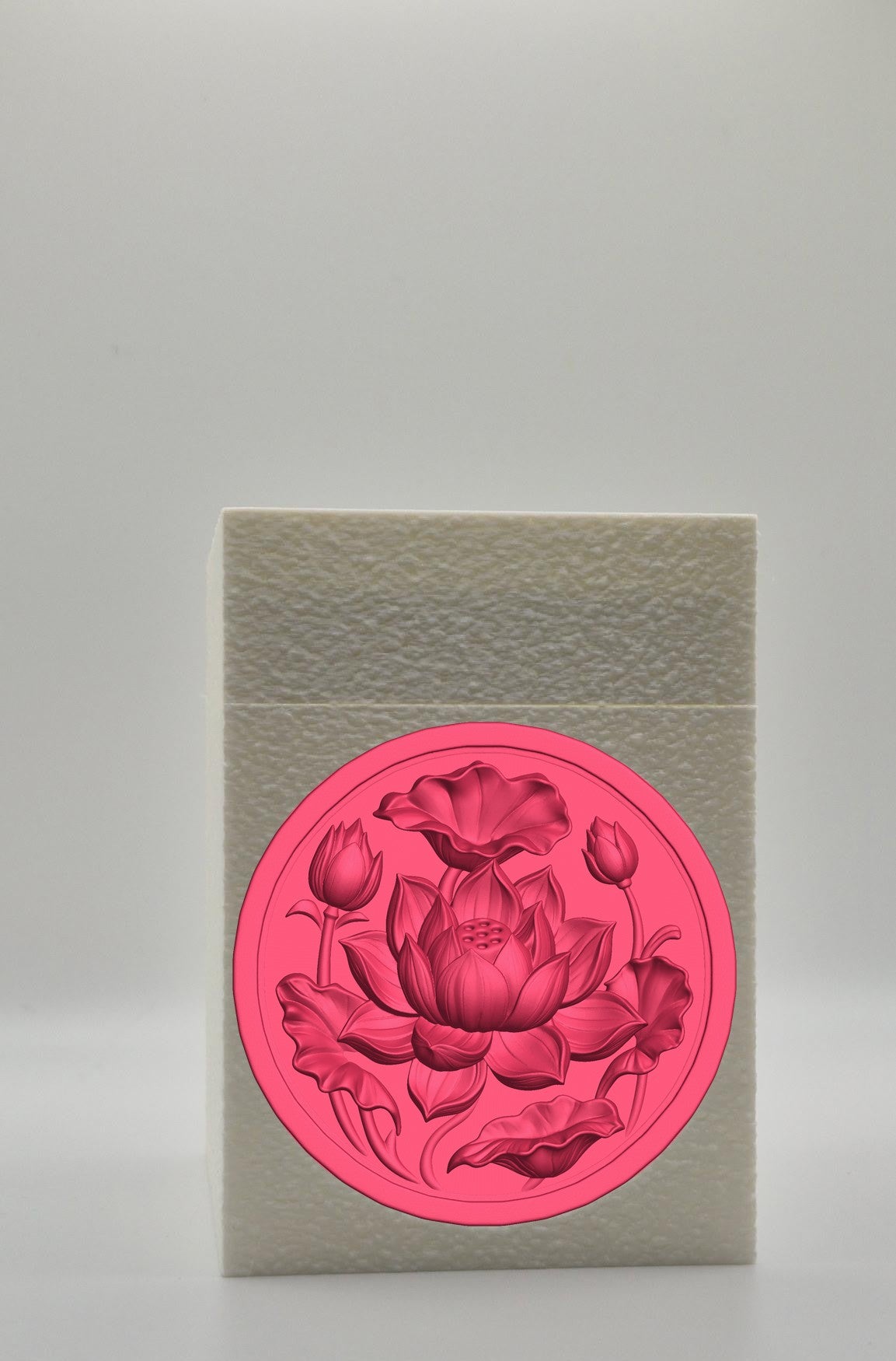 Lotus Card Box — White