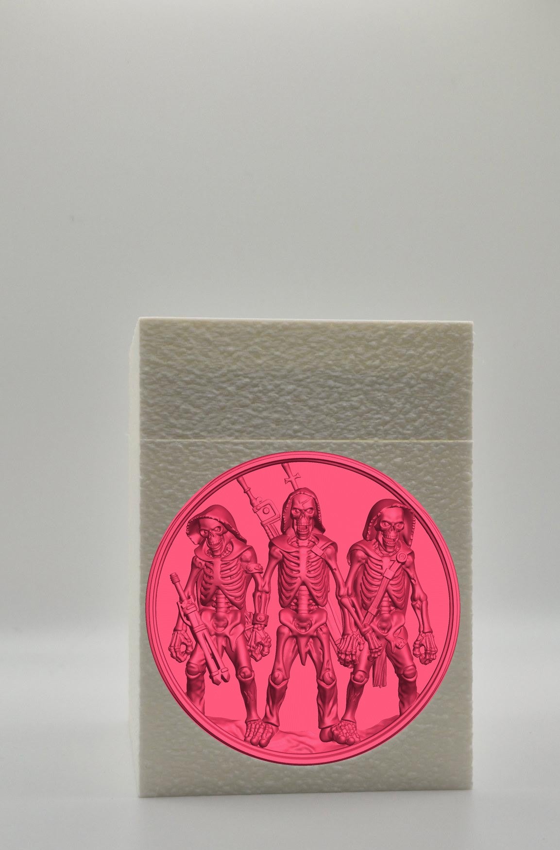 Skeleton Army Card Box — White