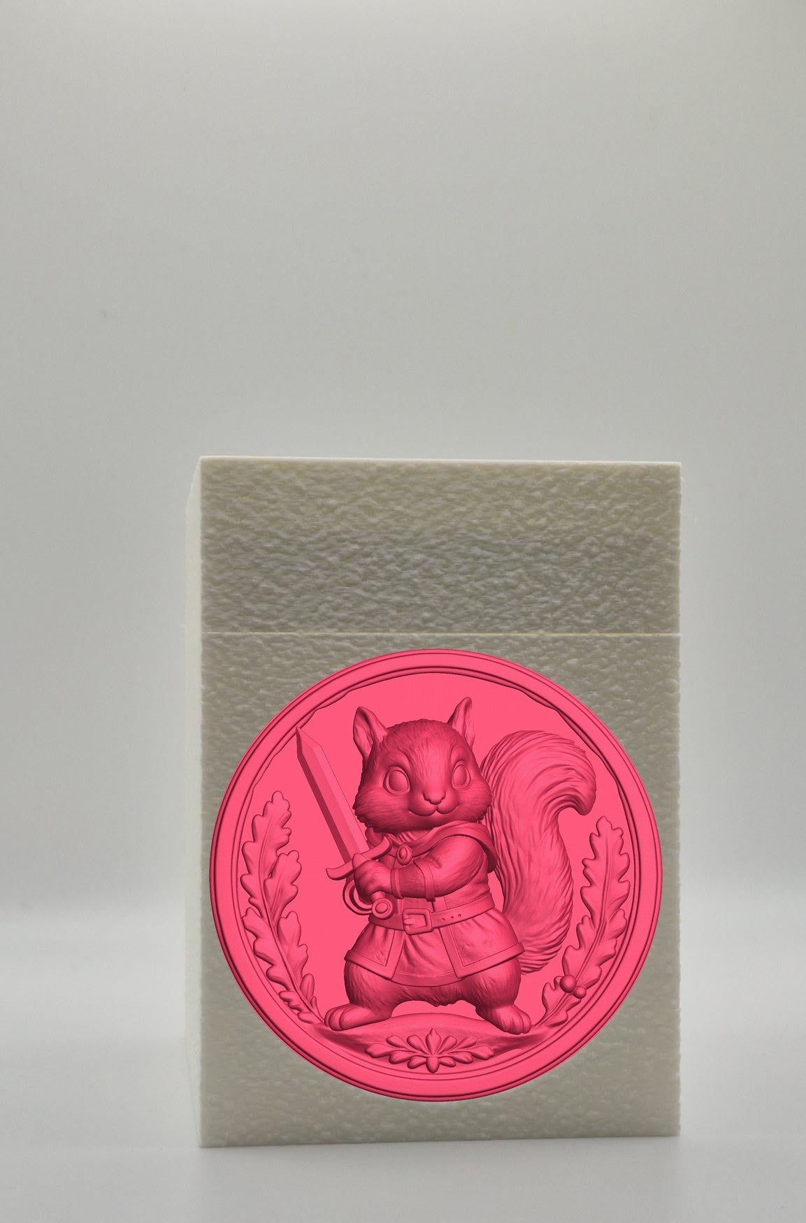 Squirrel Card Box — White