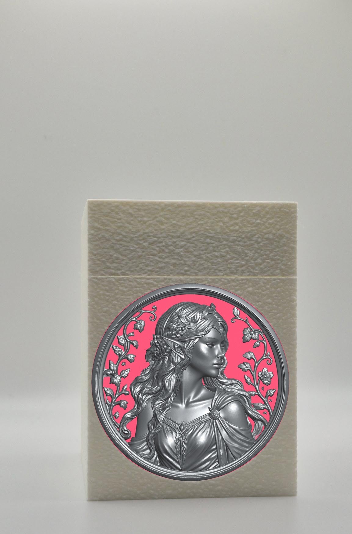 Elf Maiden Card Box — White