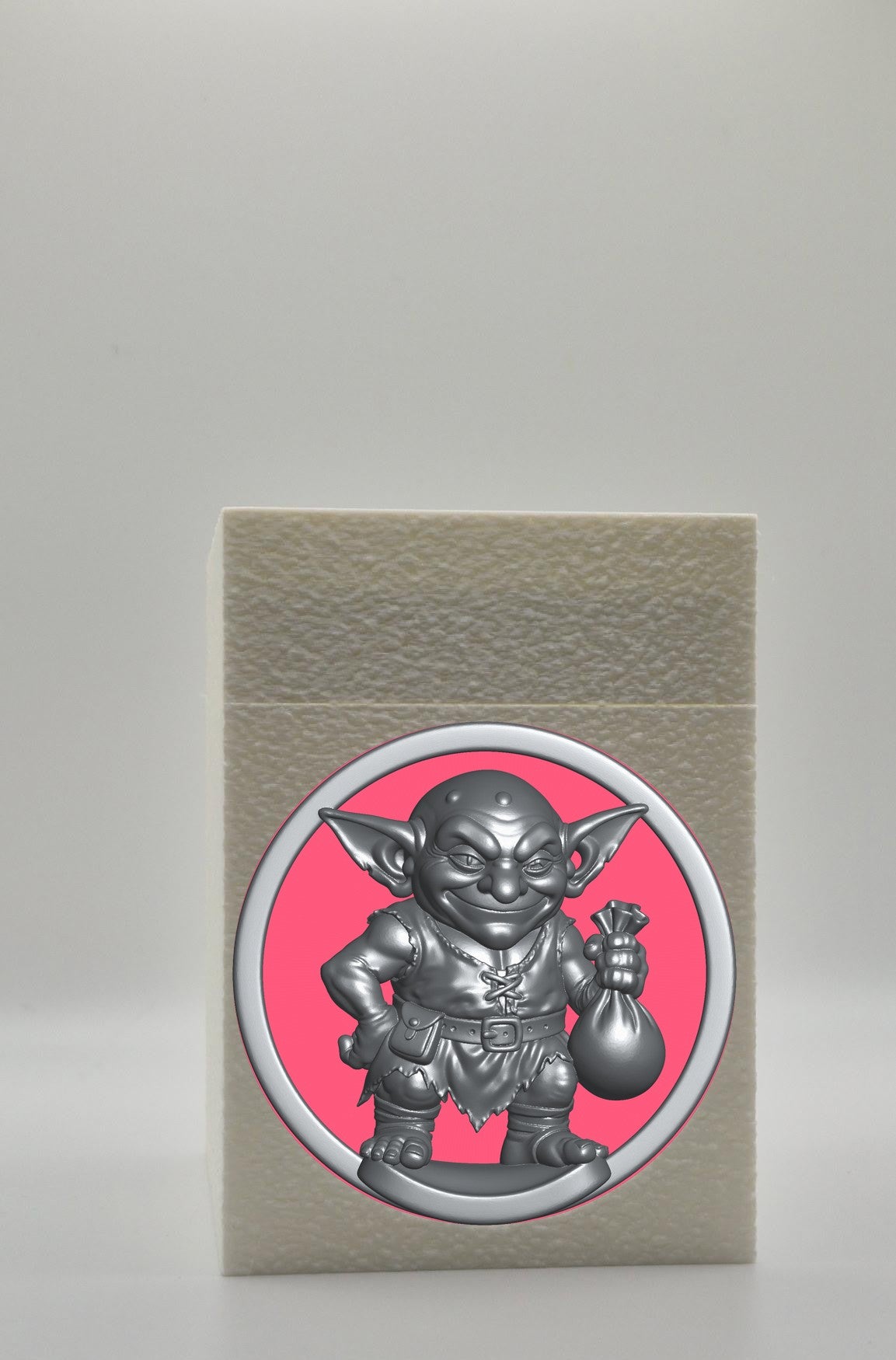 Greedy Goblin Card Box — White