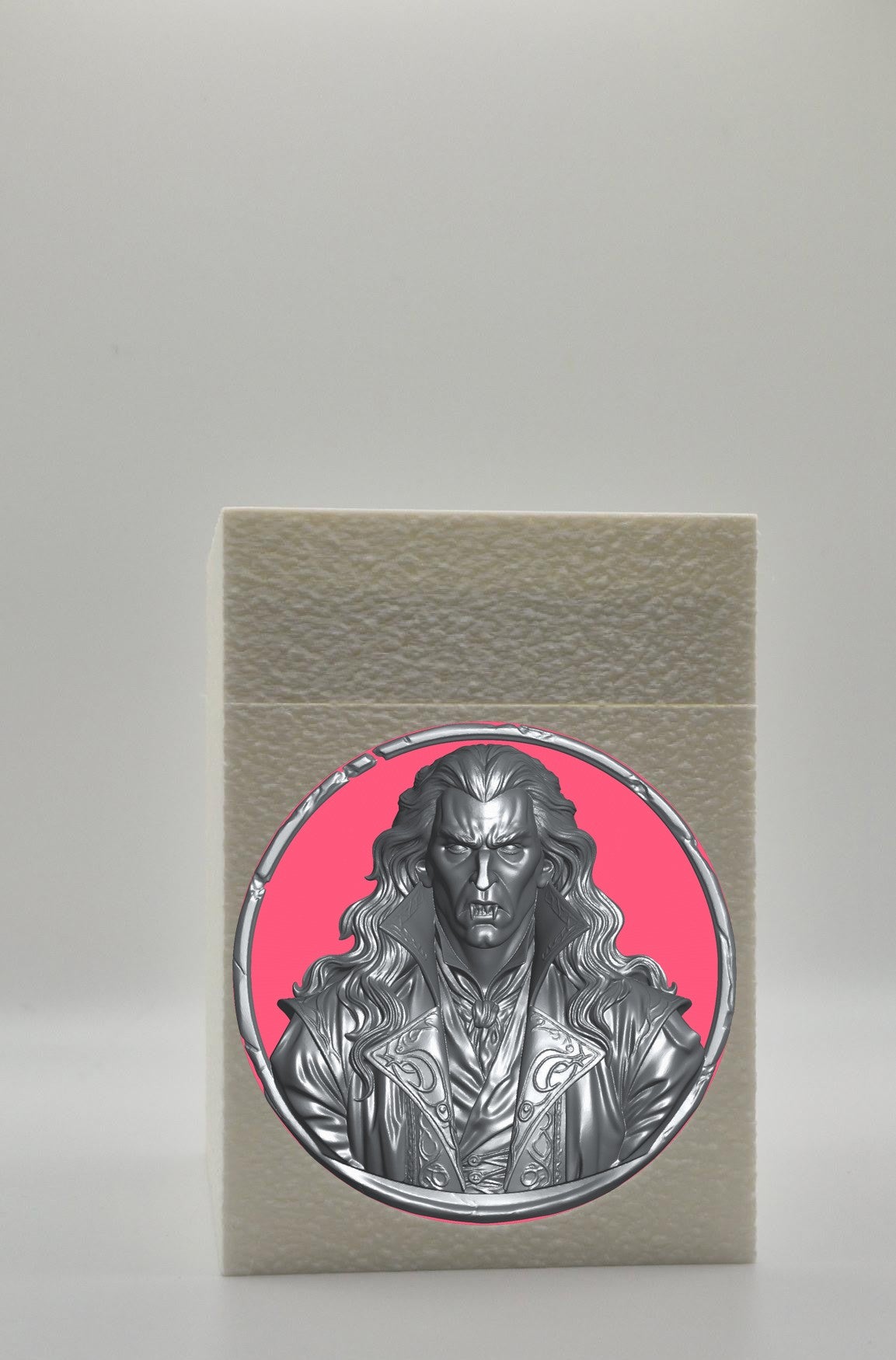 Gothic Vampire Card Box — White