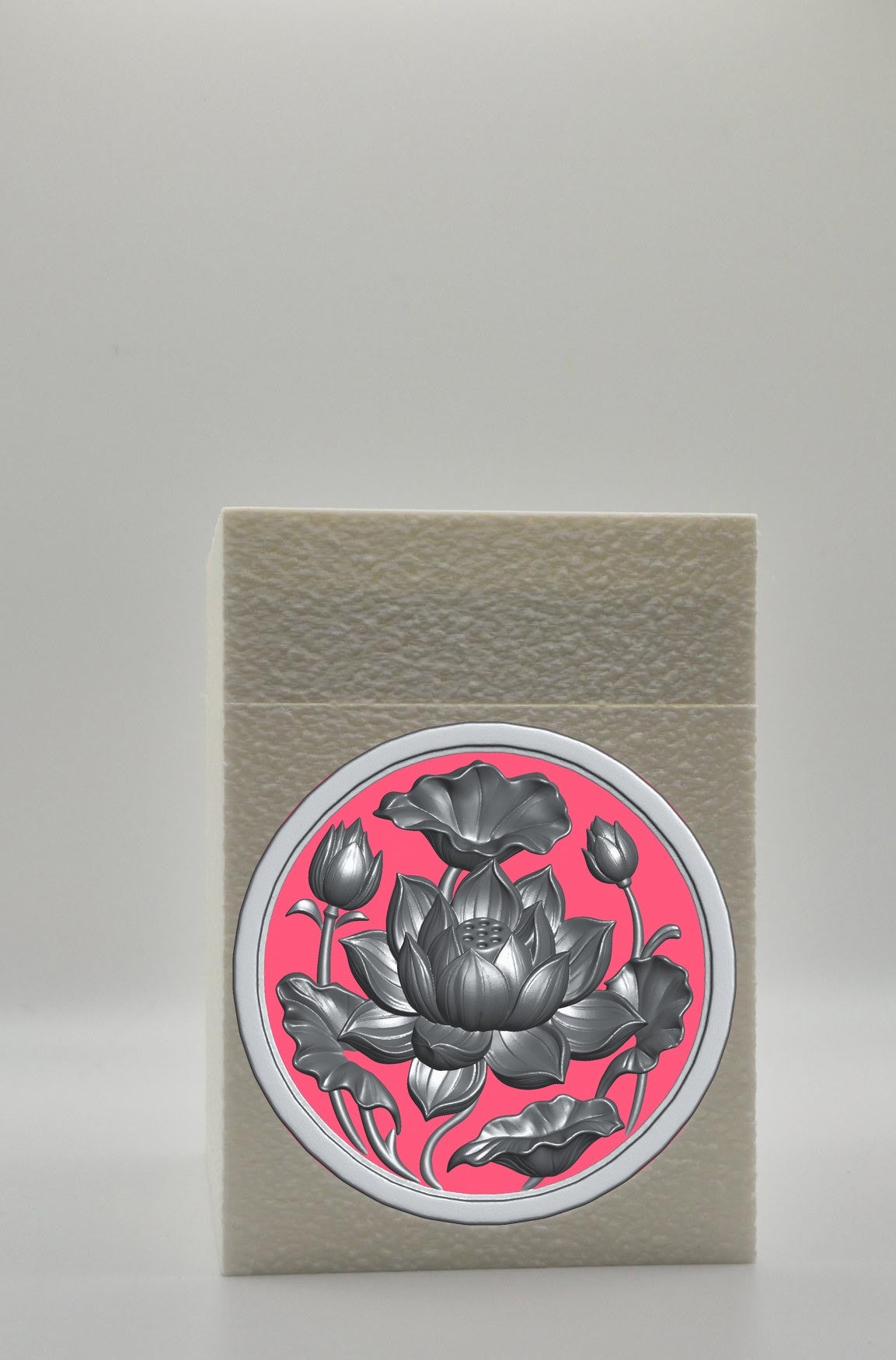 Lotus Card Box — White
