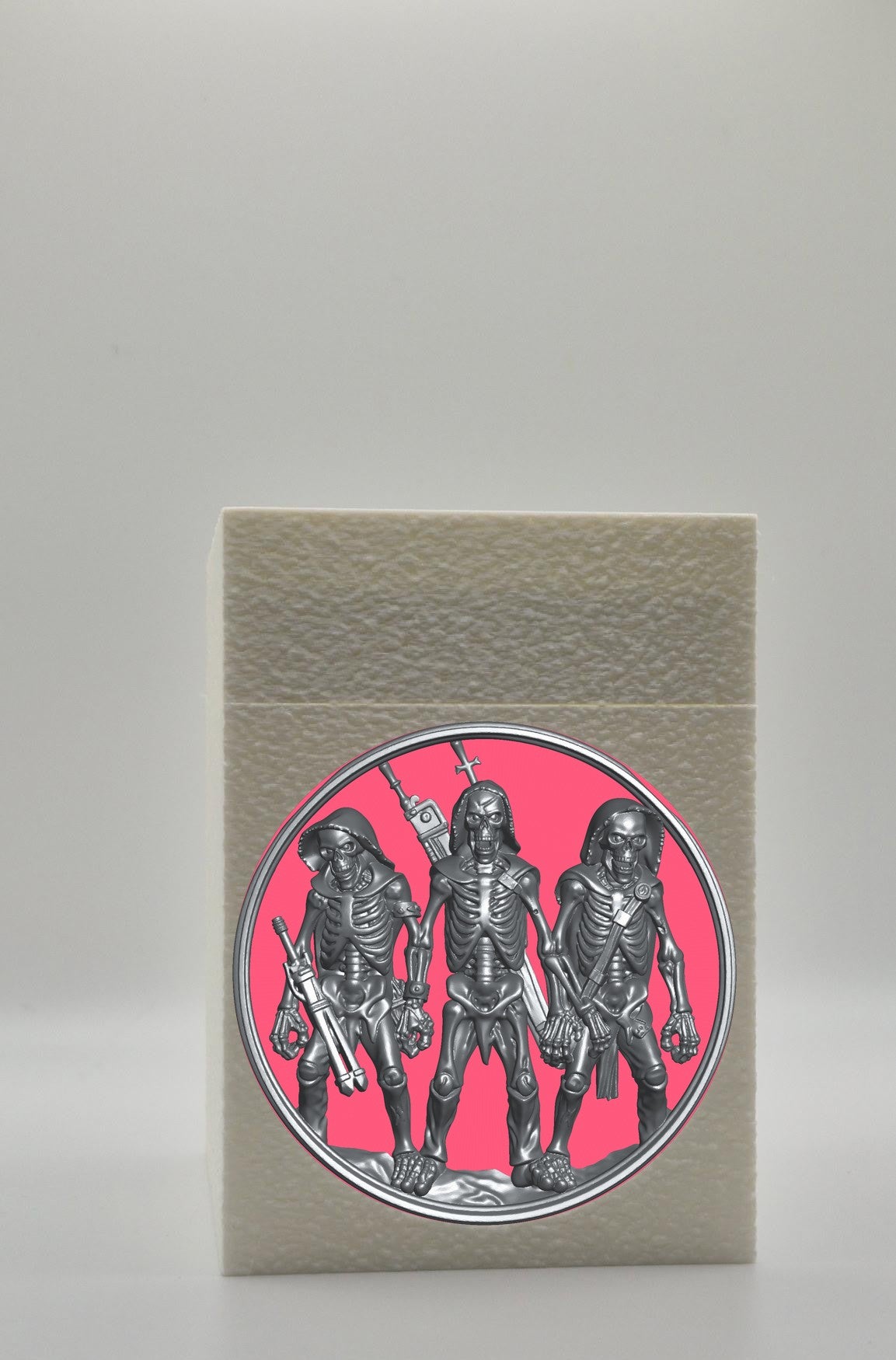 Skeleton Army Card Box — White