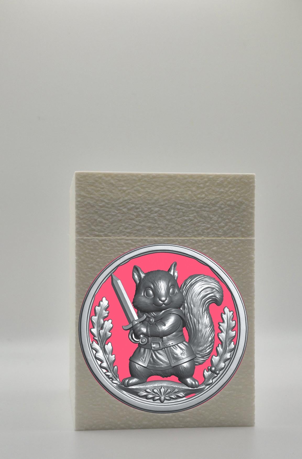 Squirrel Card Box — White