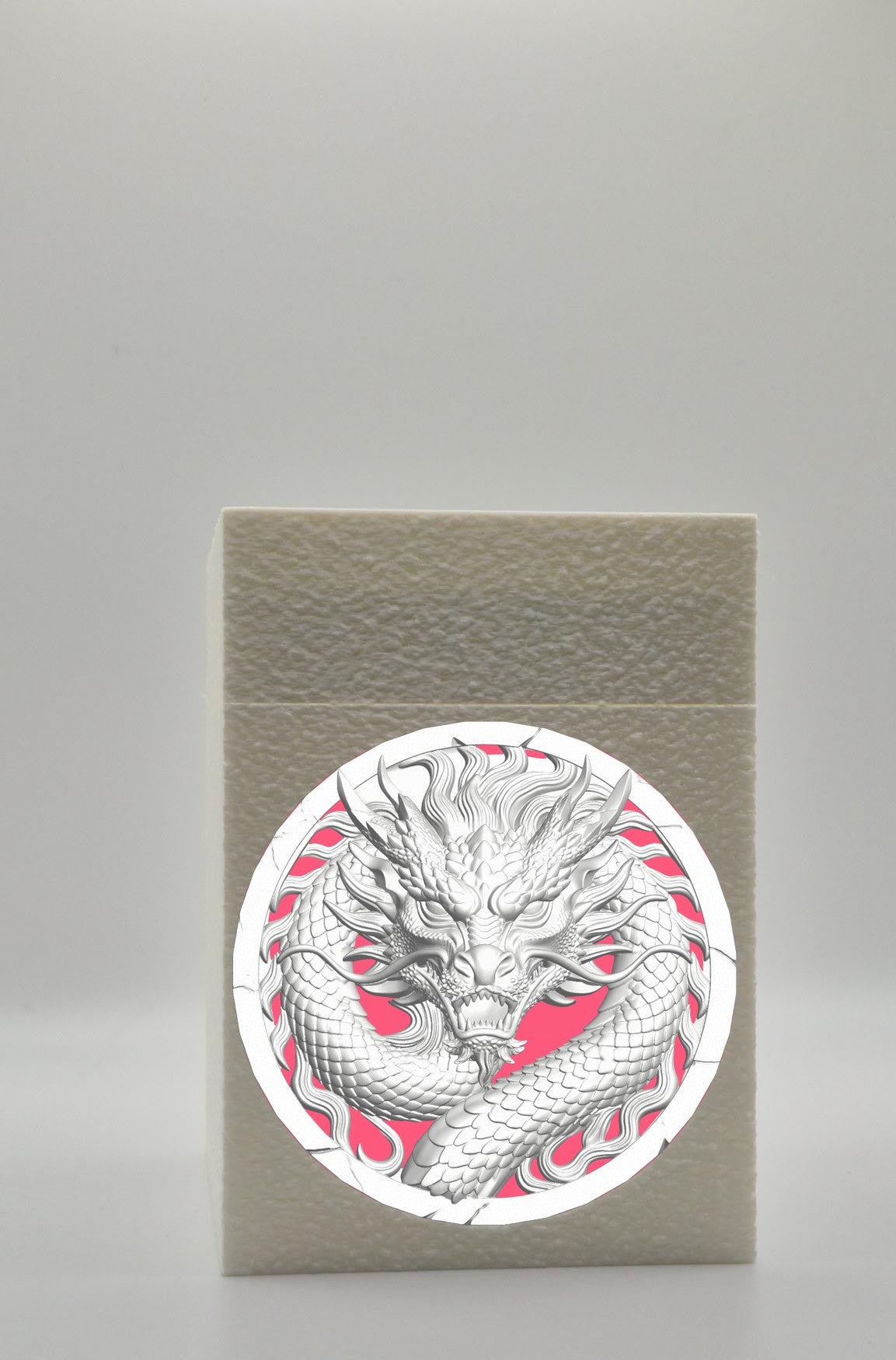 Dragon Card Box — White