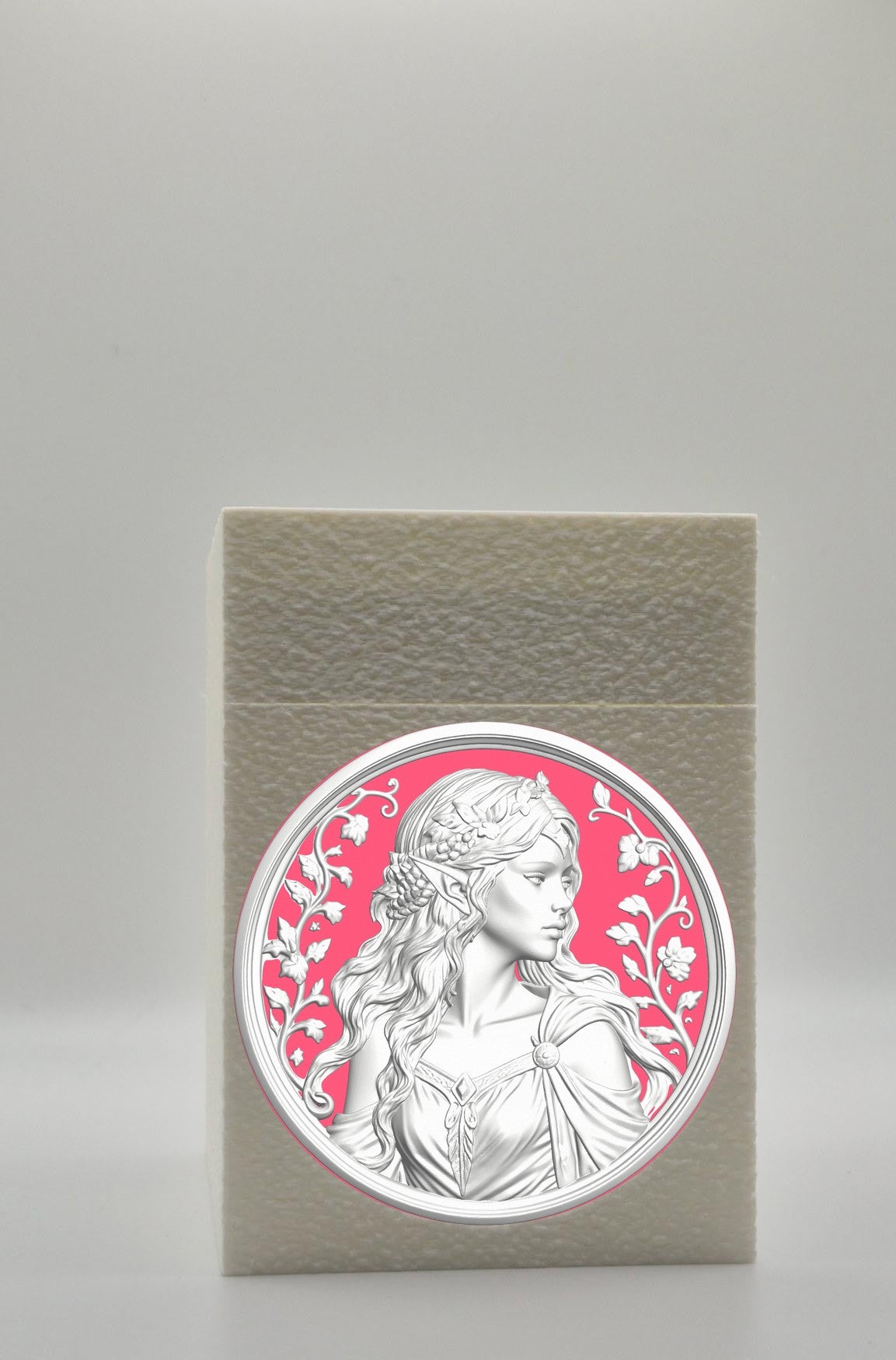 Elf Maiden Card Box — White
