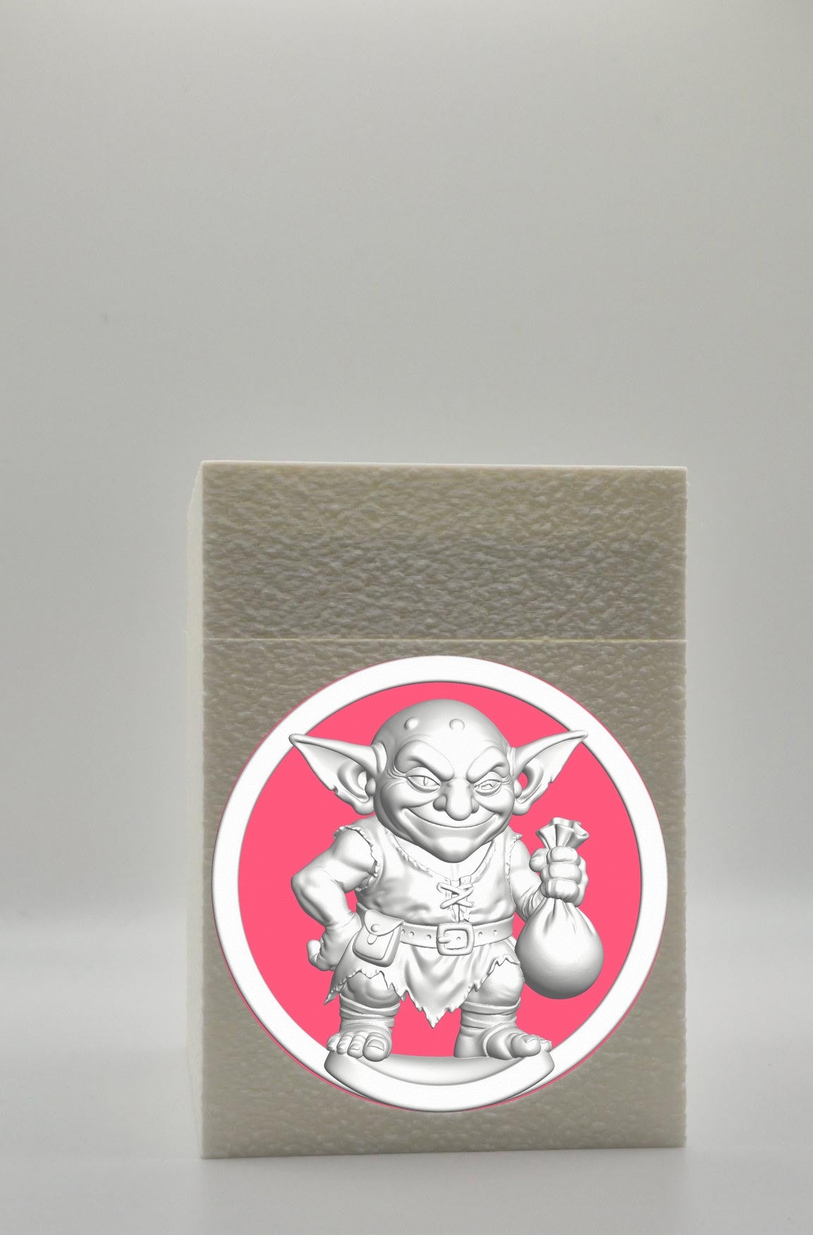 Greedy Goblin Card Box — White