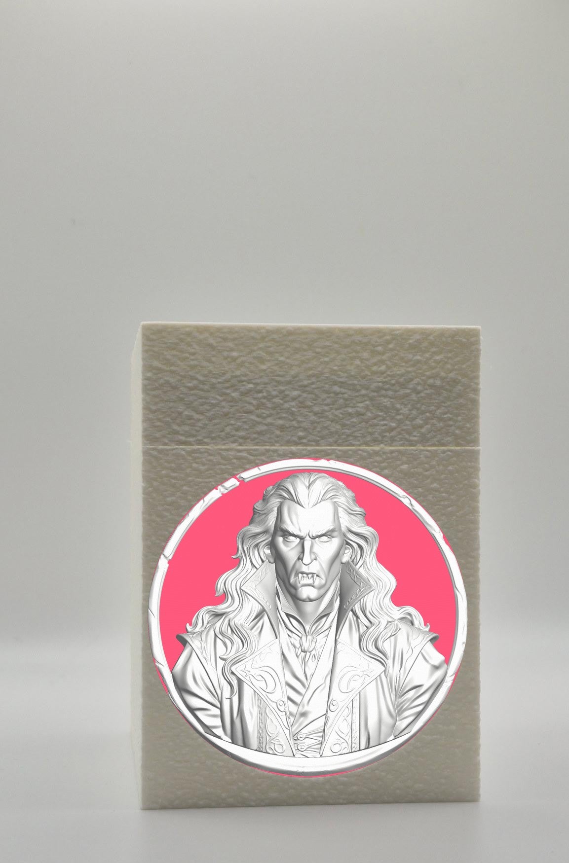 Gothic Vampire Card Box — White