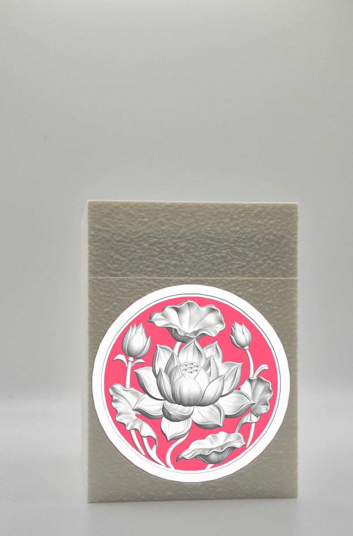 Lotus Card Box — White