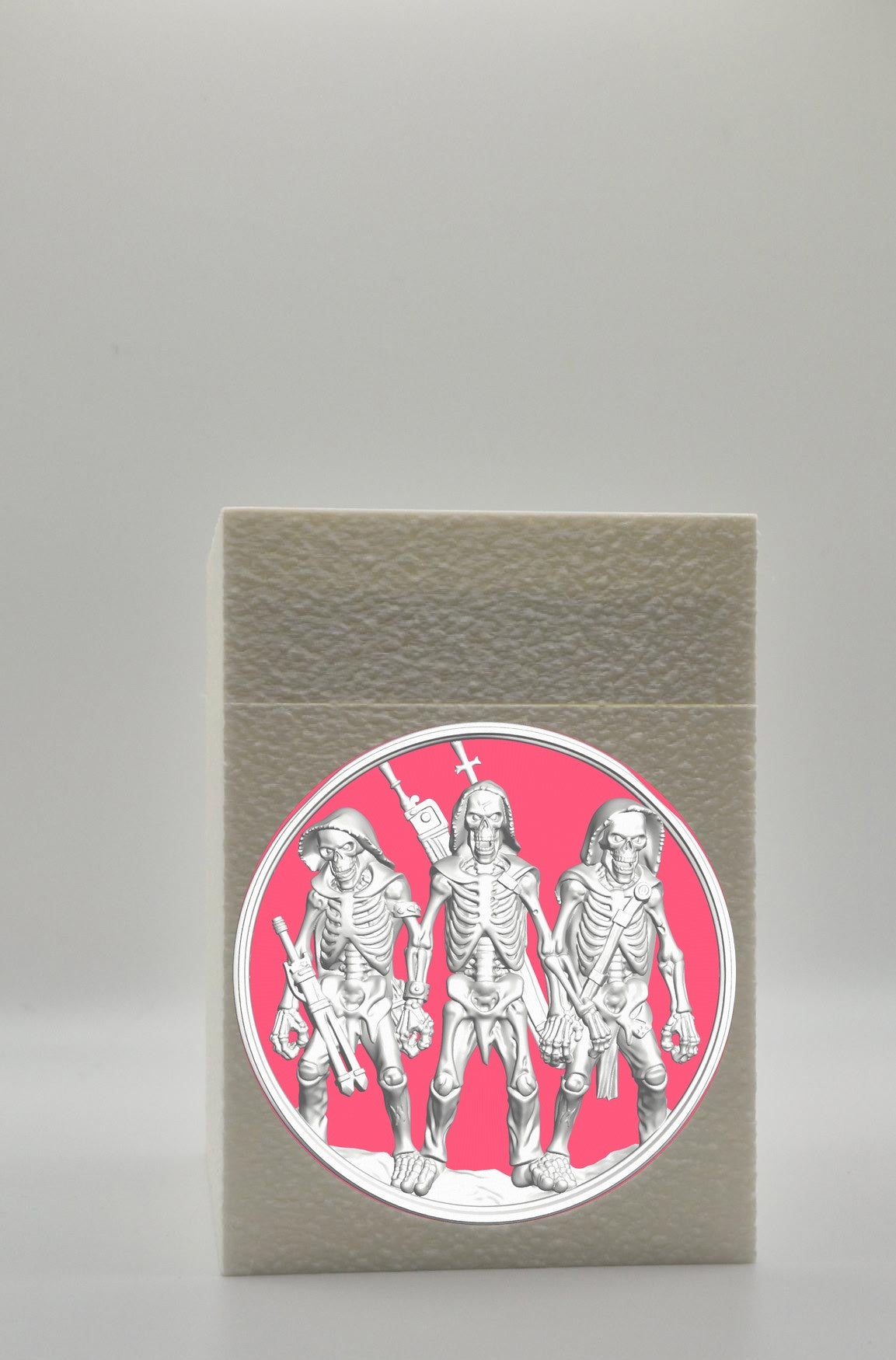 Skeleton Army Card Box — White