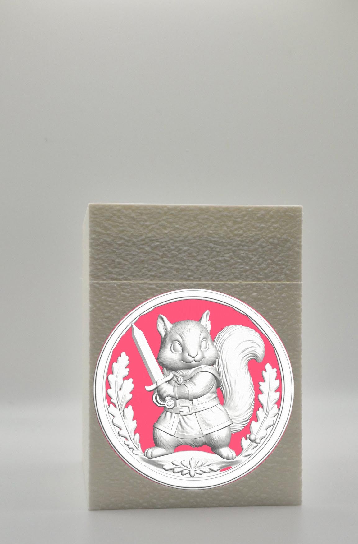 Squirrel Card Box — White