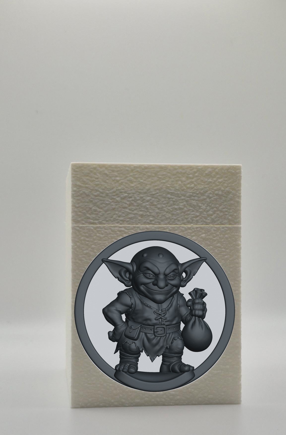 Greedy Goblin Card Box — White