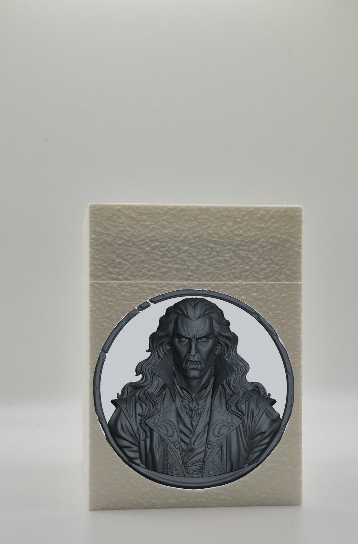 Gothic Vampire Card Box — White