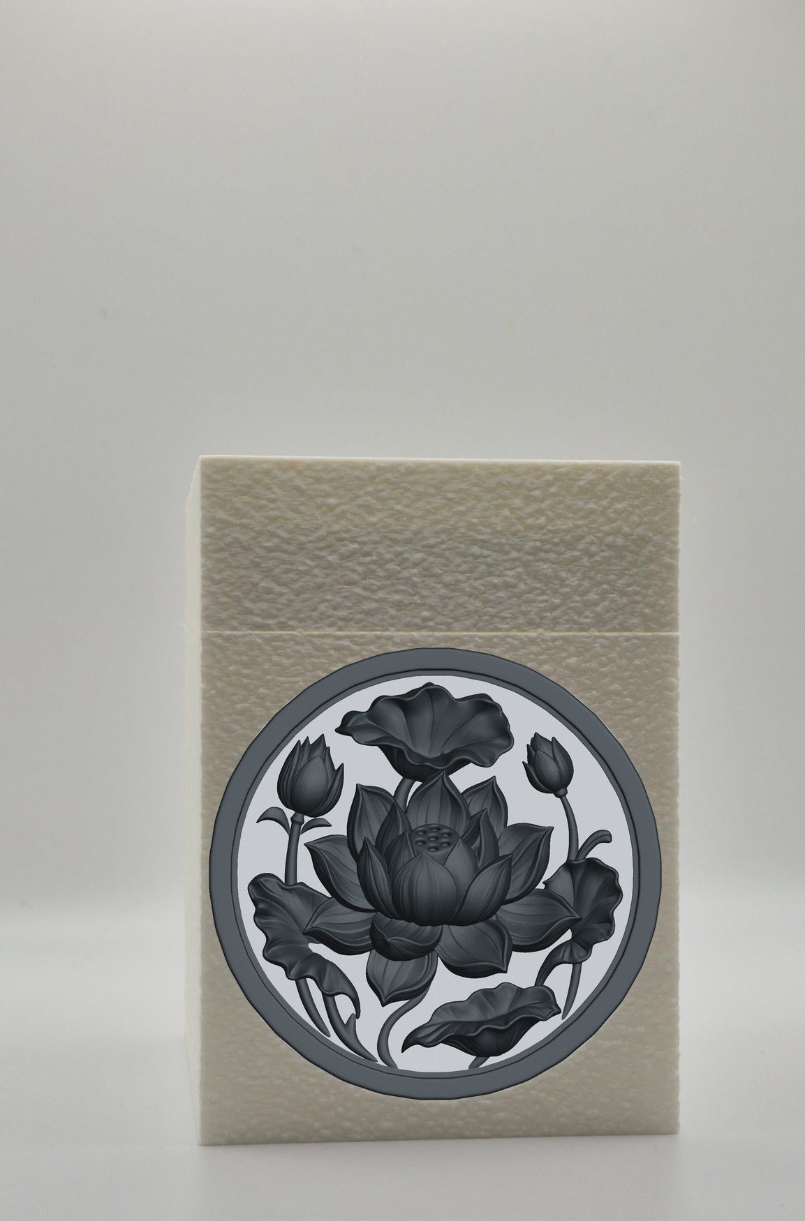 Lotus Card Box — White
