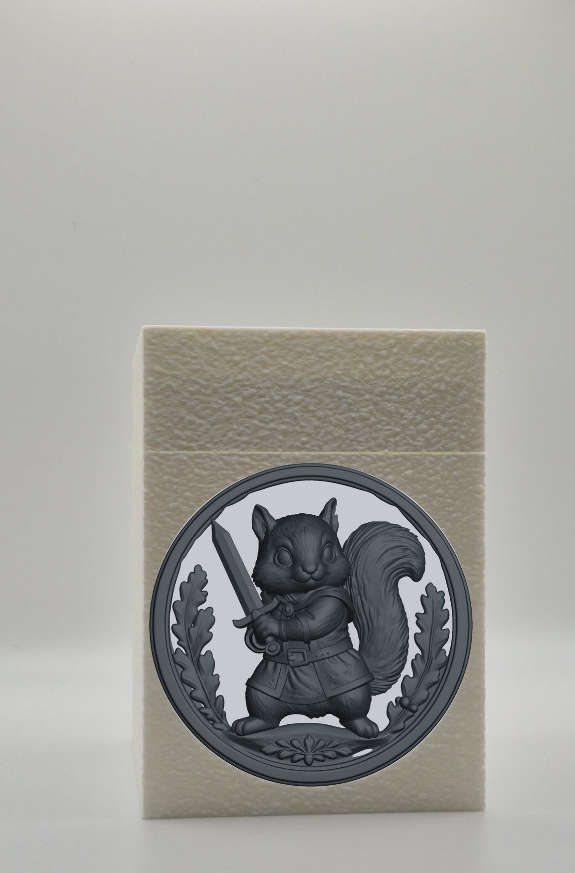 Squirrel Card Box — White