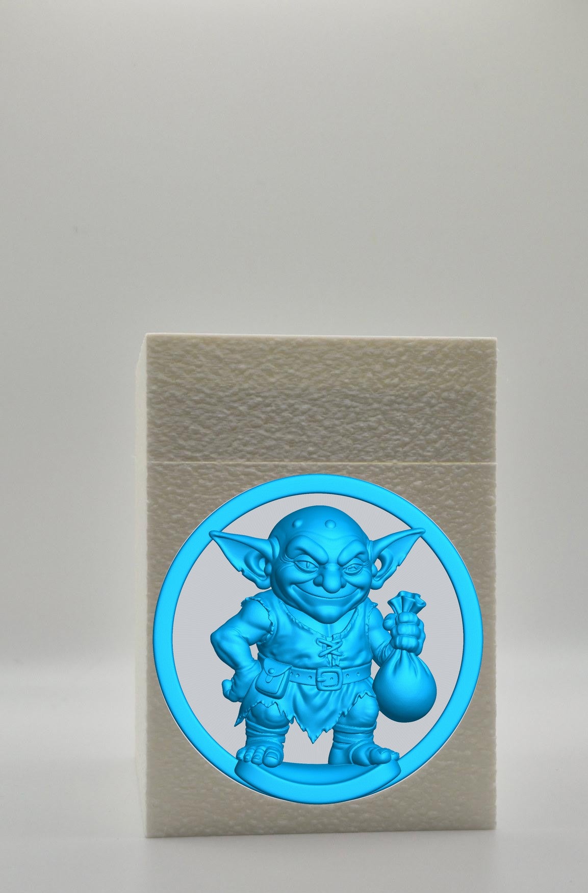 Greedy Goblin Card Box — White