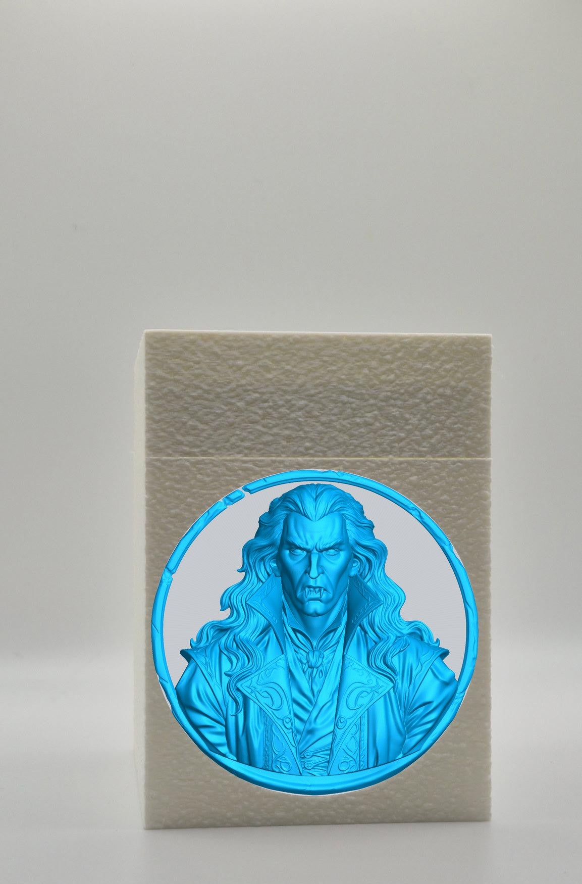 Gothic Vampire Card Box — White