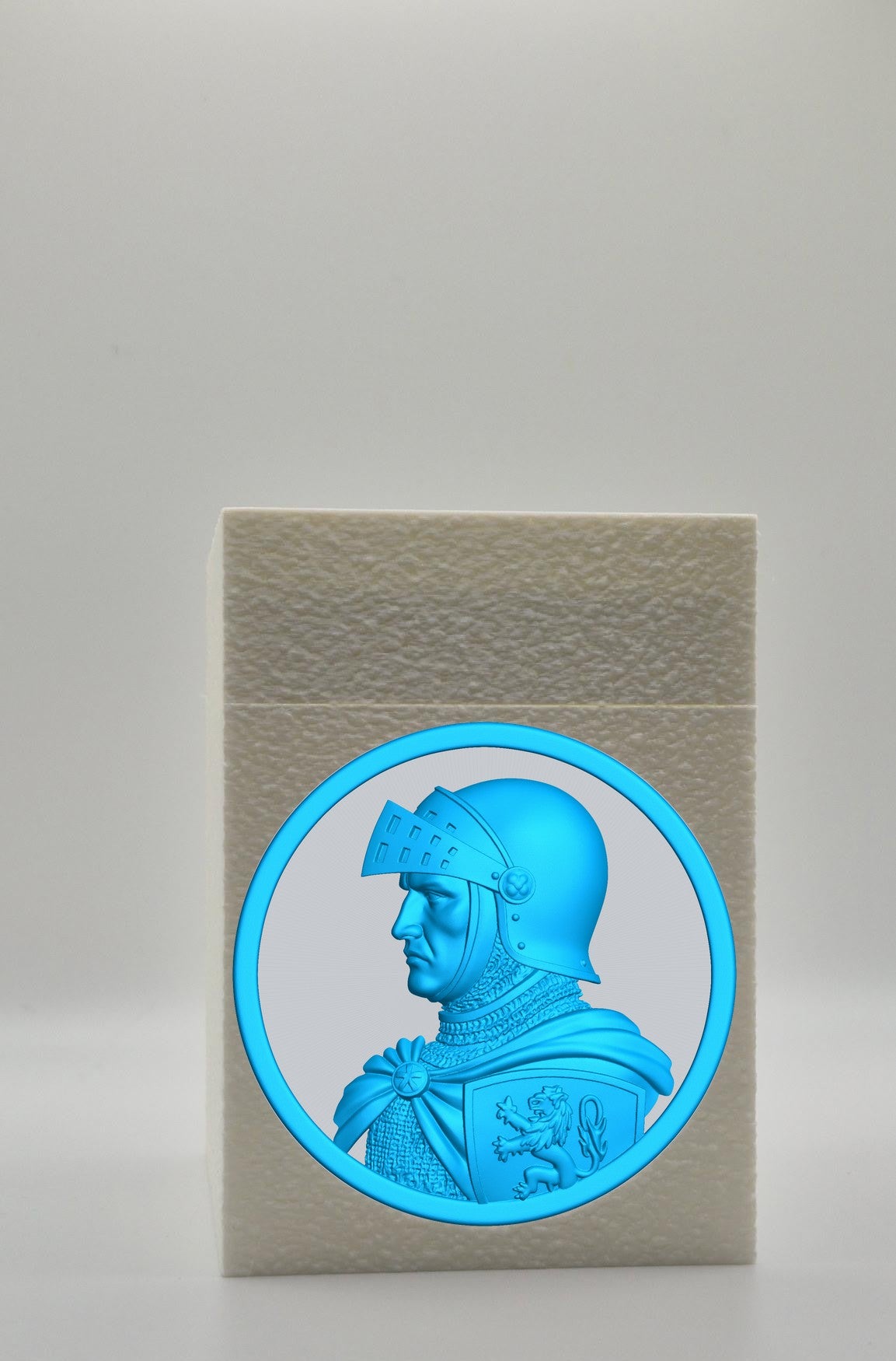 Knight Card Box — White