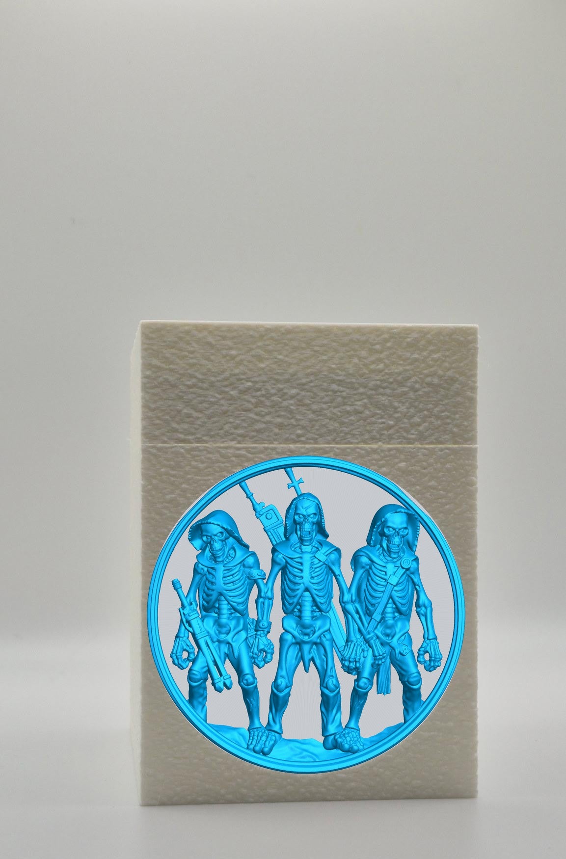 Skeleton Army Card Box — White