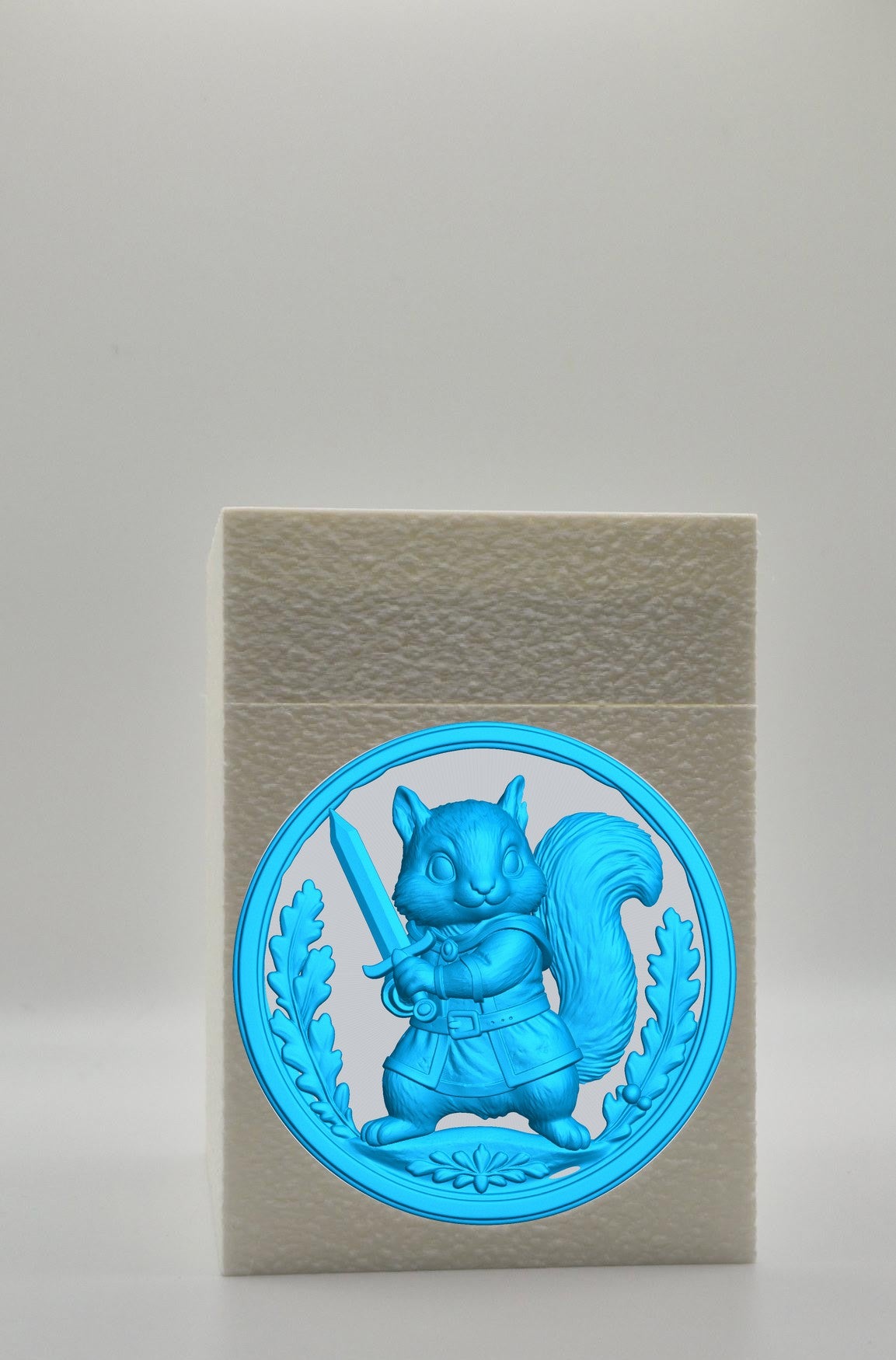 Squirrel Card Box — White