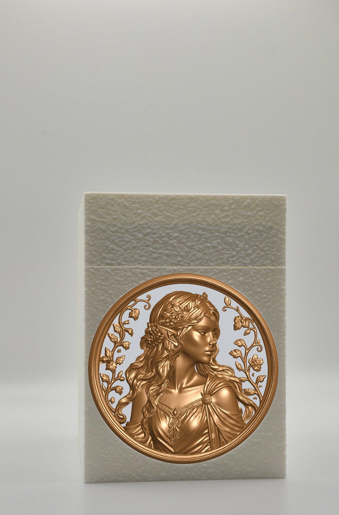 Elf Maiden Card Box — White