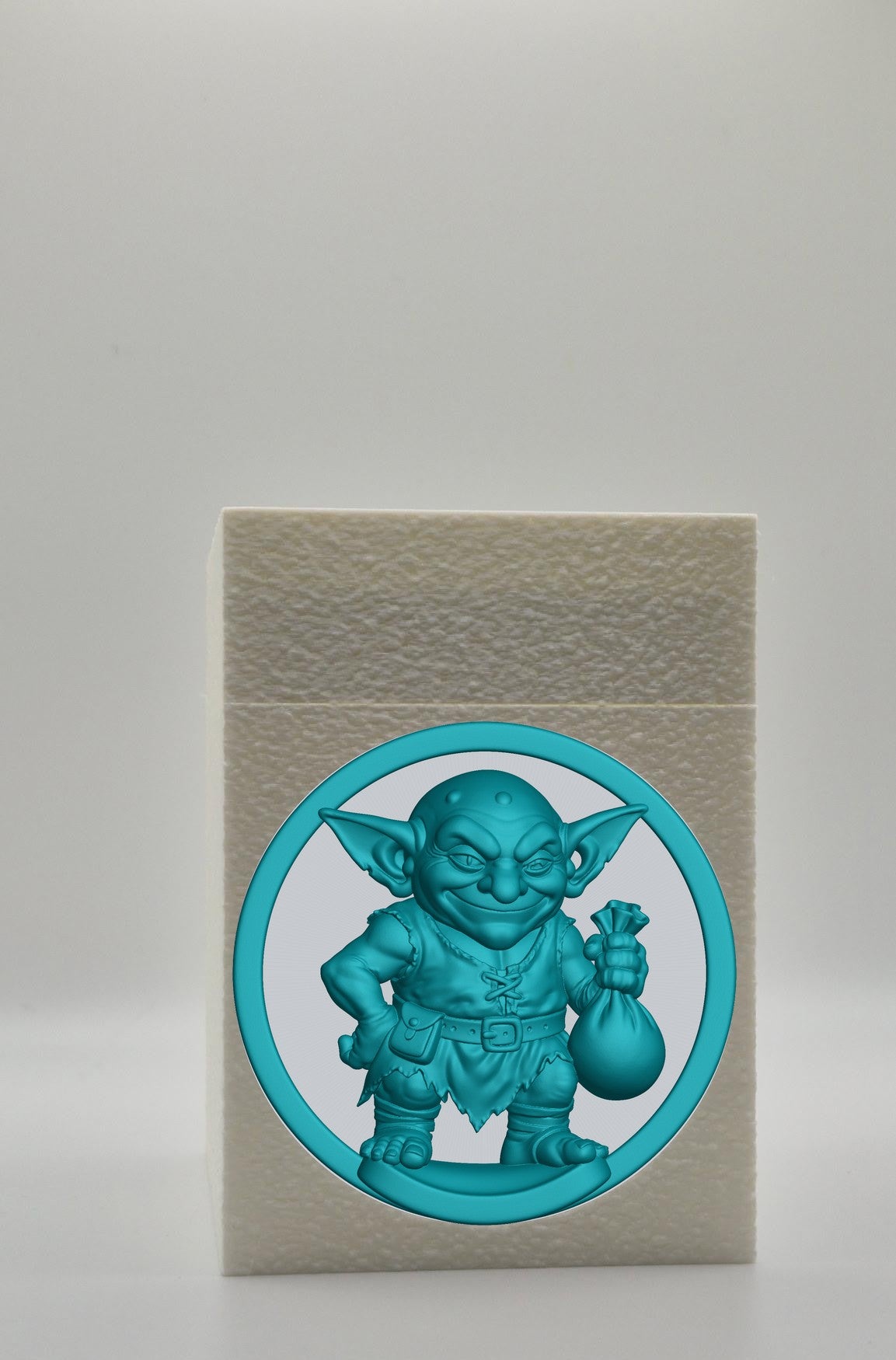Greedy Goblin Card Box — White