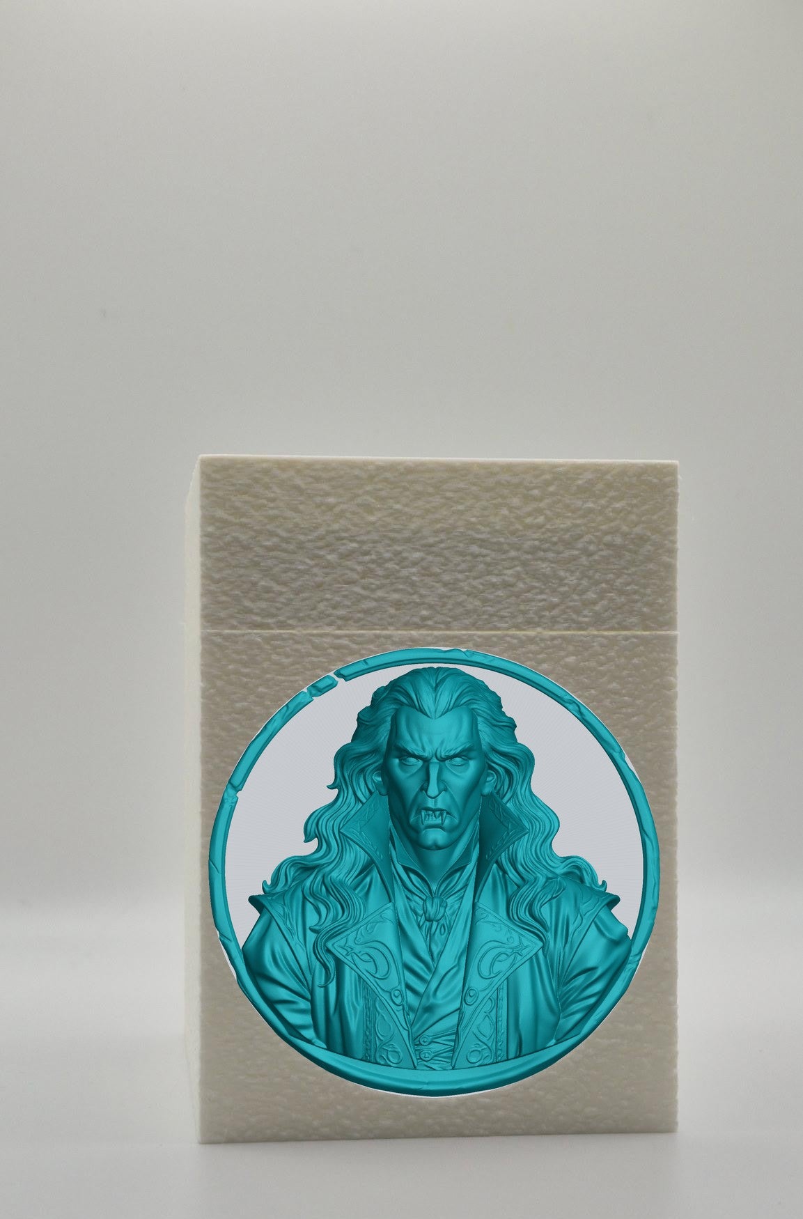 Gothic Vampire Card Box — White