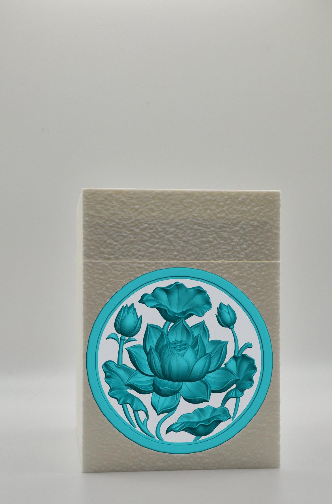 Lotus Card Box — White