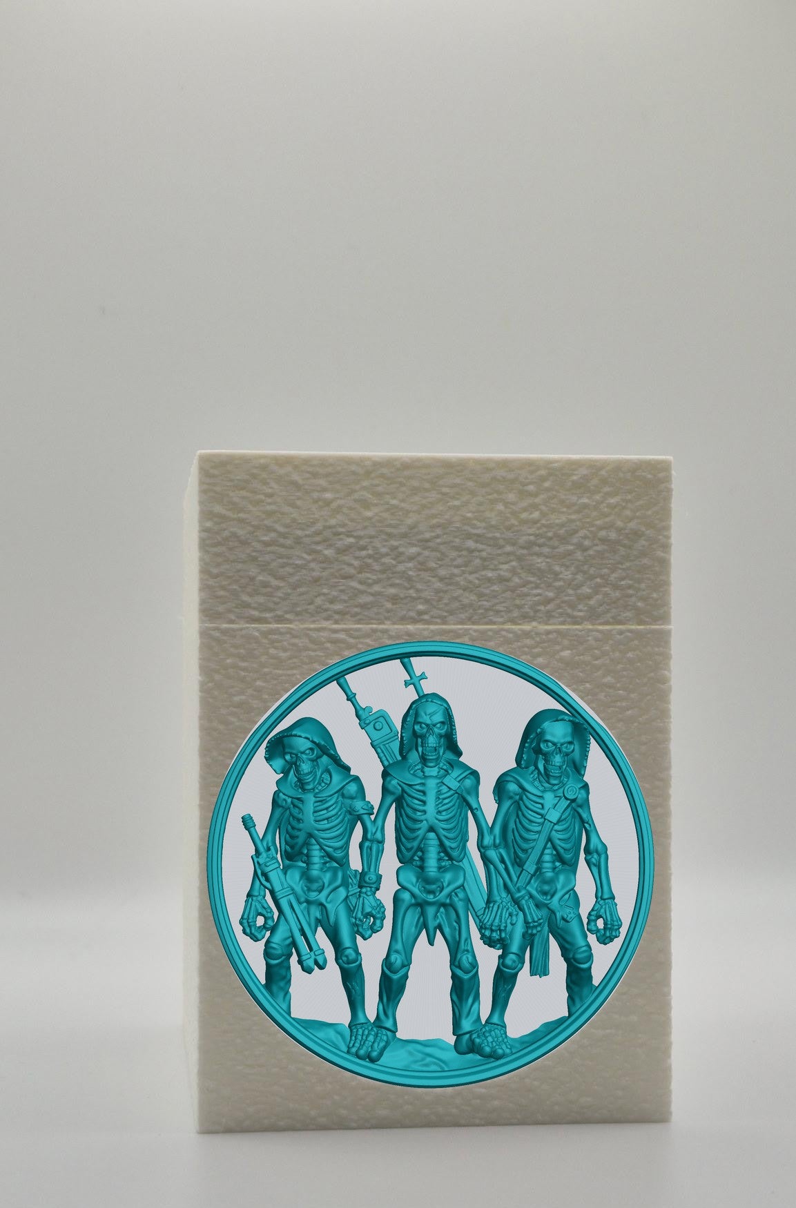 Skeleton Army Card Box — White