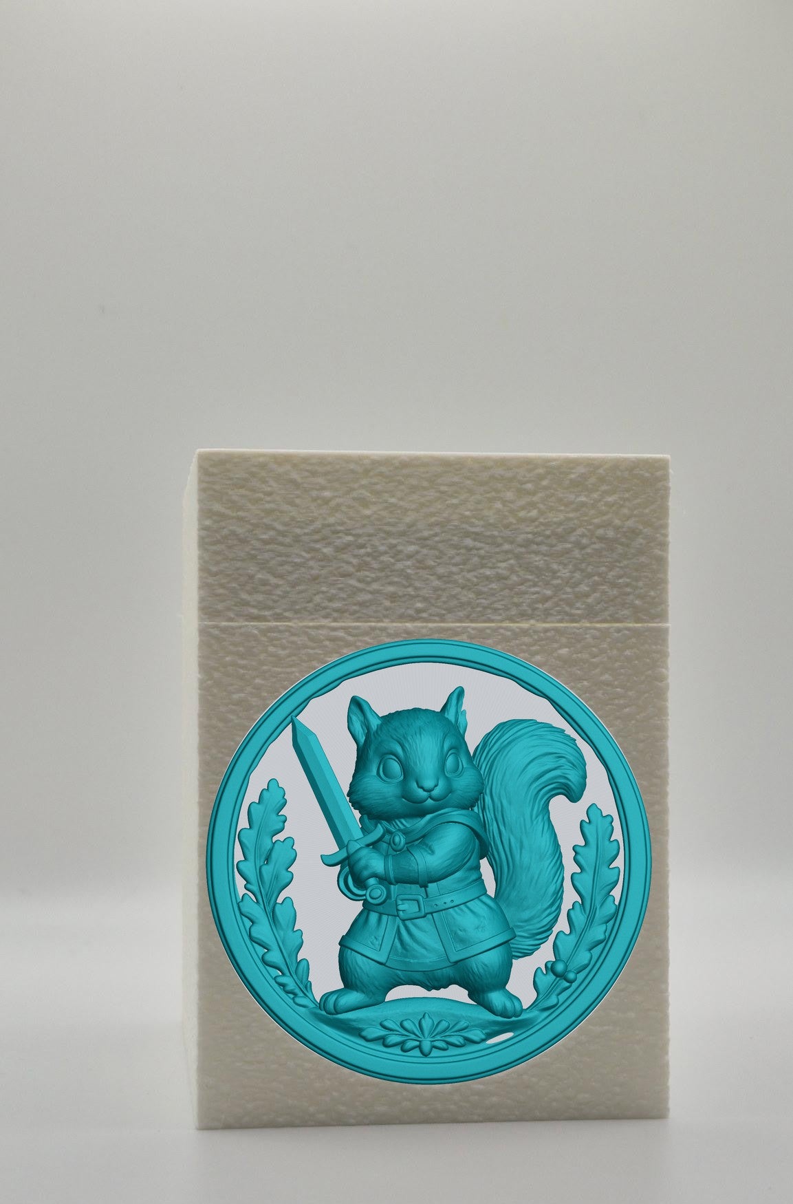 Squirrel Card Box — White