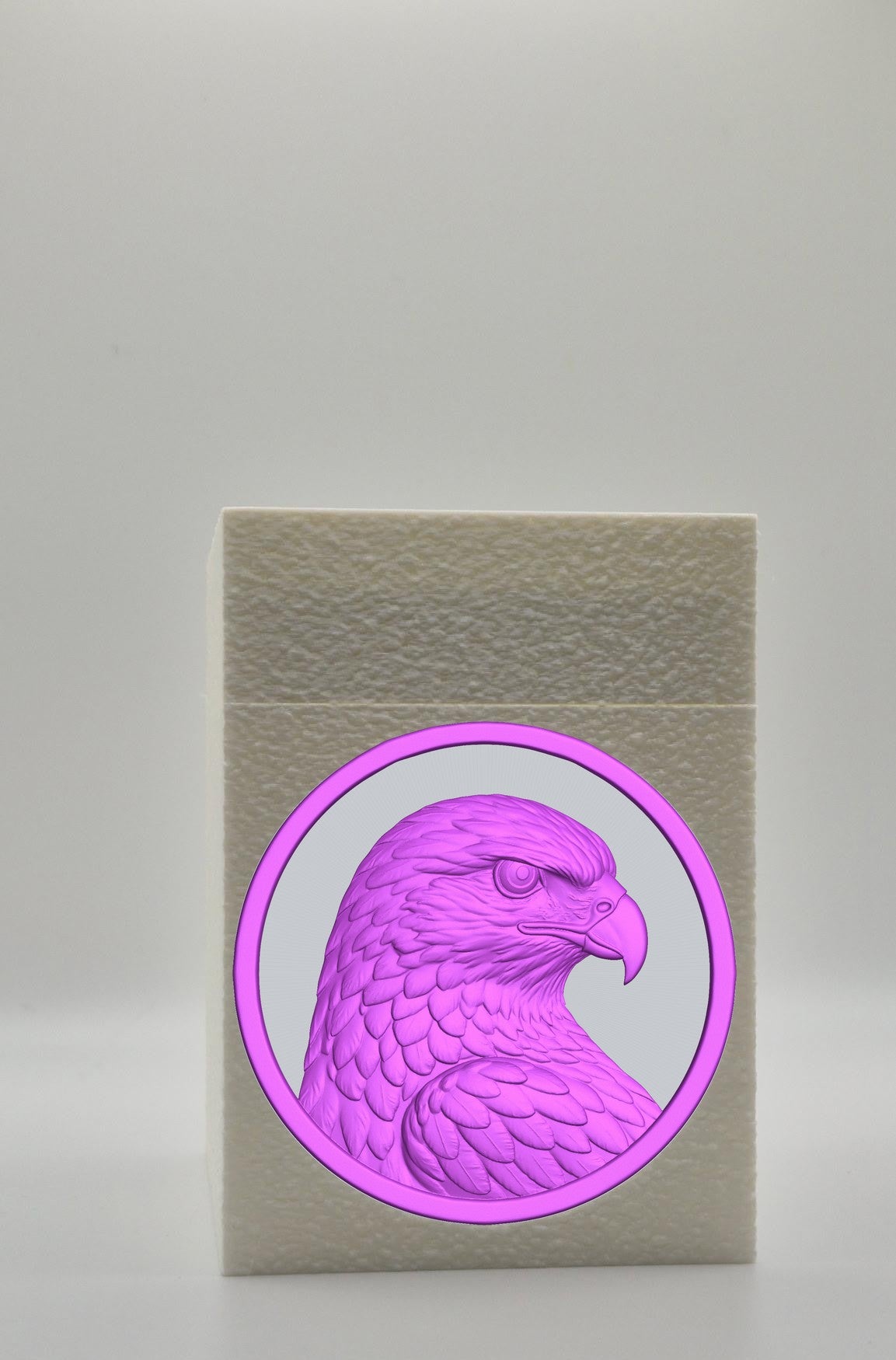 Eagle Card Box — White