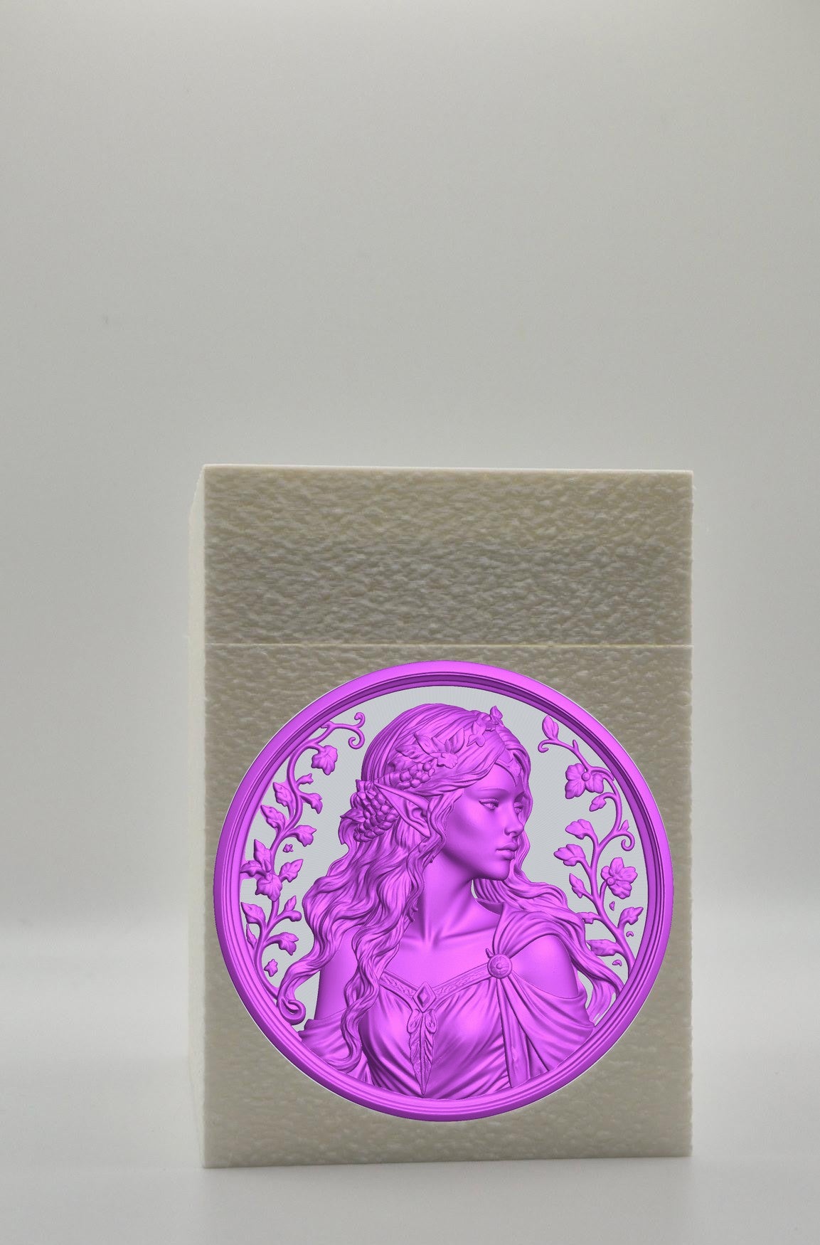 Elf Maiden Card Box — White